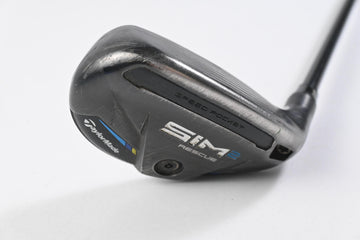 Taylormade SIM2 #4 Hybrid / 22 Degree / Stiff Flex Tensei AV Raw Blue 80 Shaft