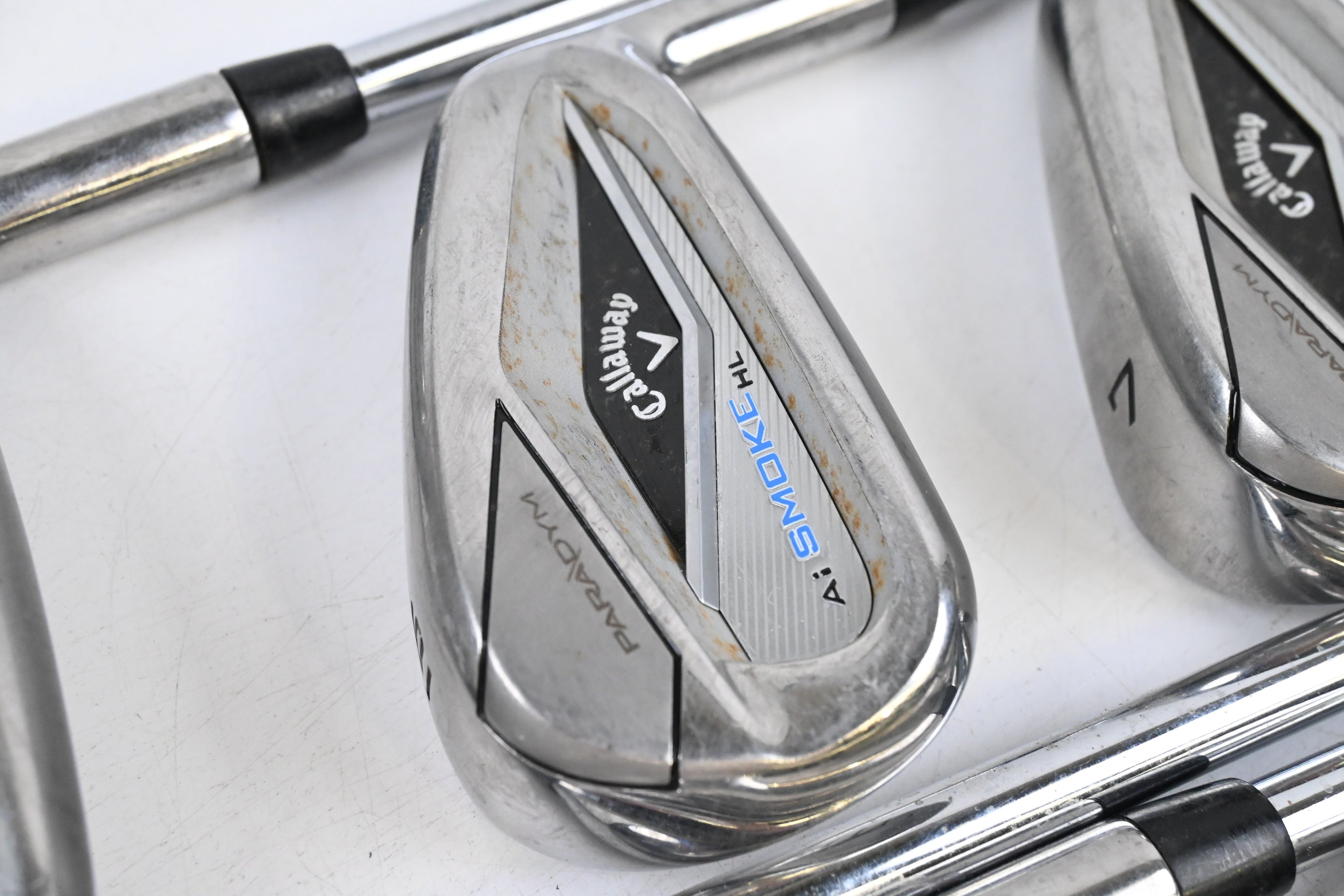 Callaway Paradym Ai Smoke HL Irons / 5-PW / Stiff Flex Elevate MPH 95 Shafts
