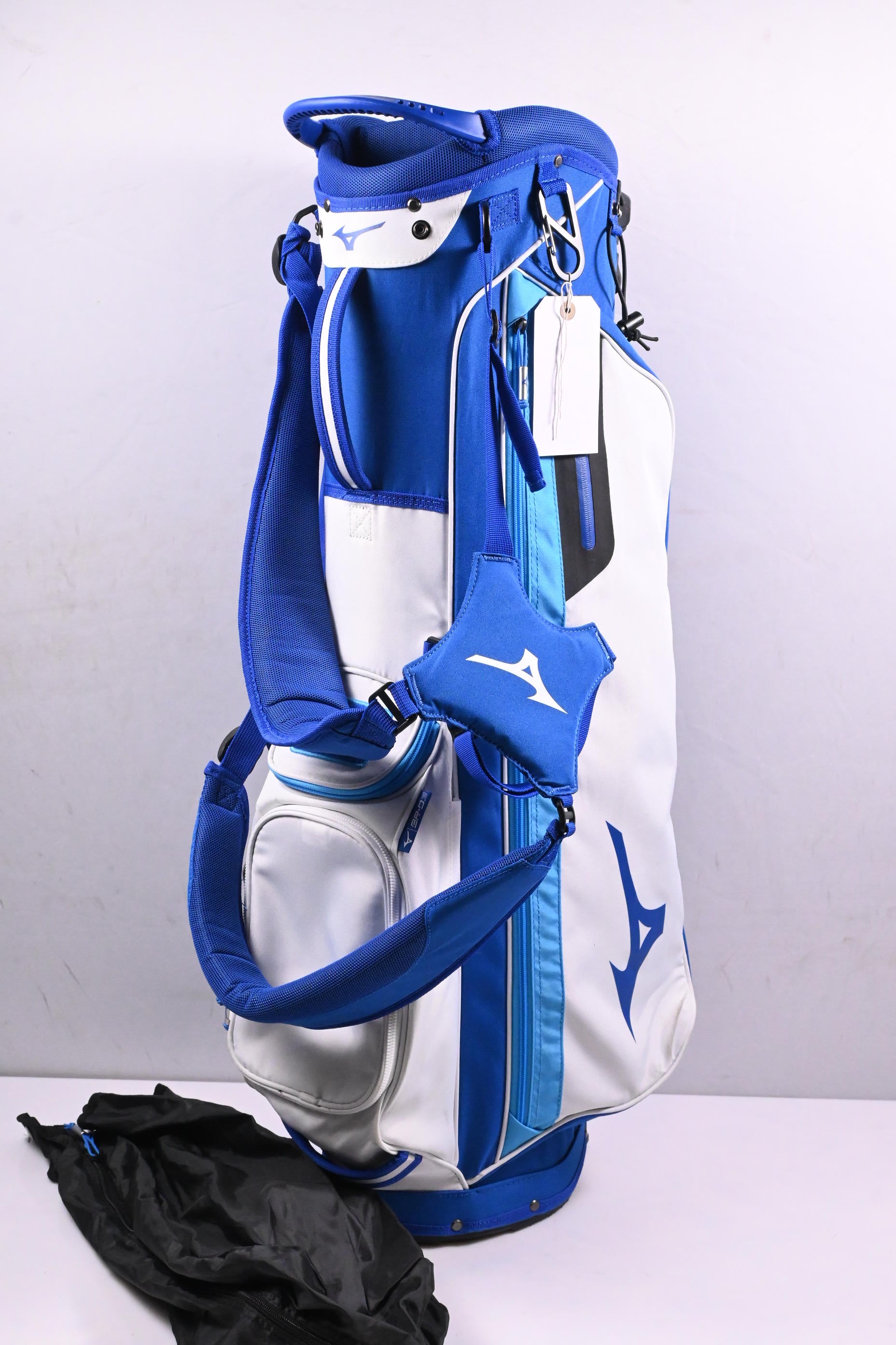 Mizuno Stand Bag / 4-Way Divider / White, Blue