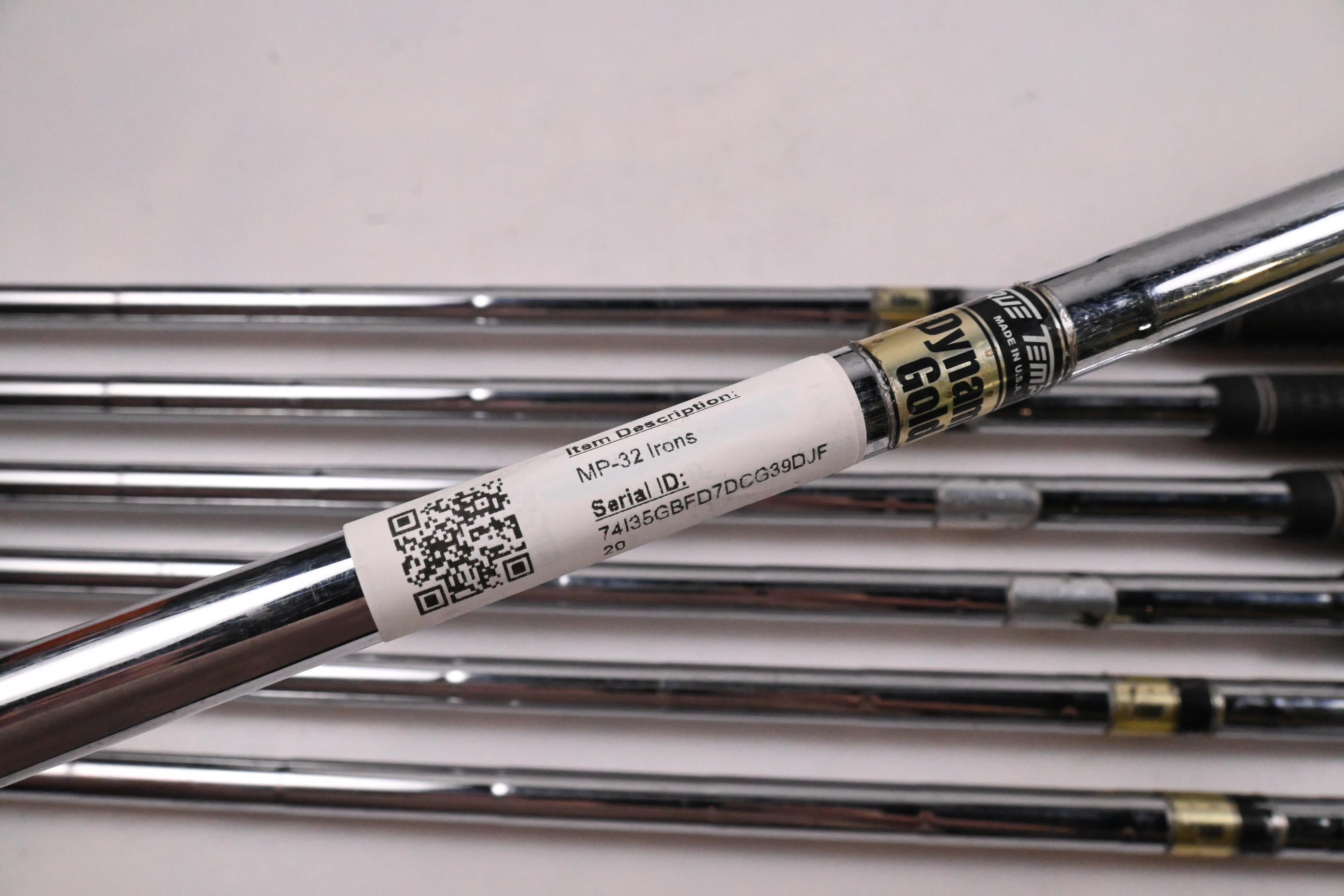 Mizuno MP-32 Irons / 4-PW / Stiff Flex Dynamic Gold S300 Shafts