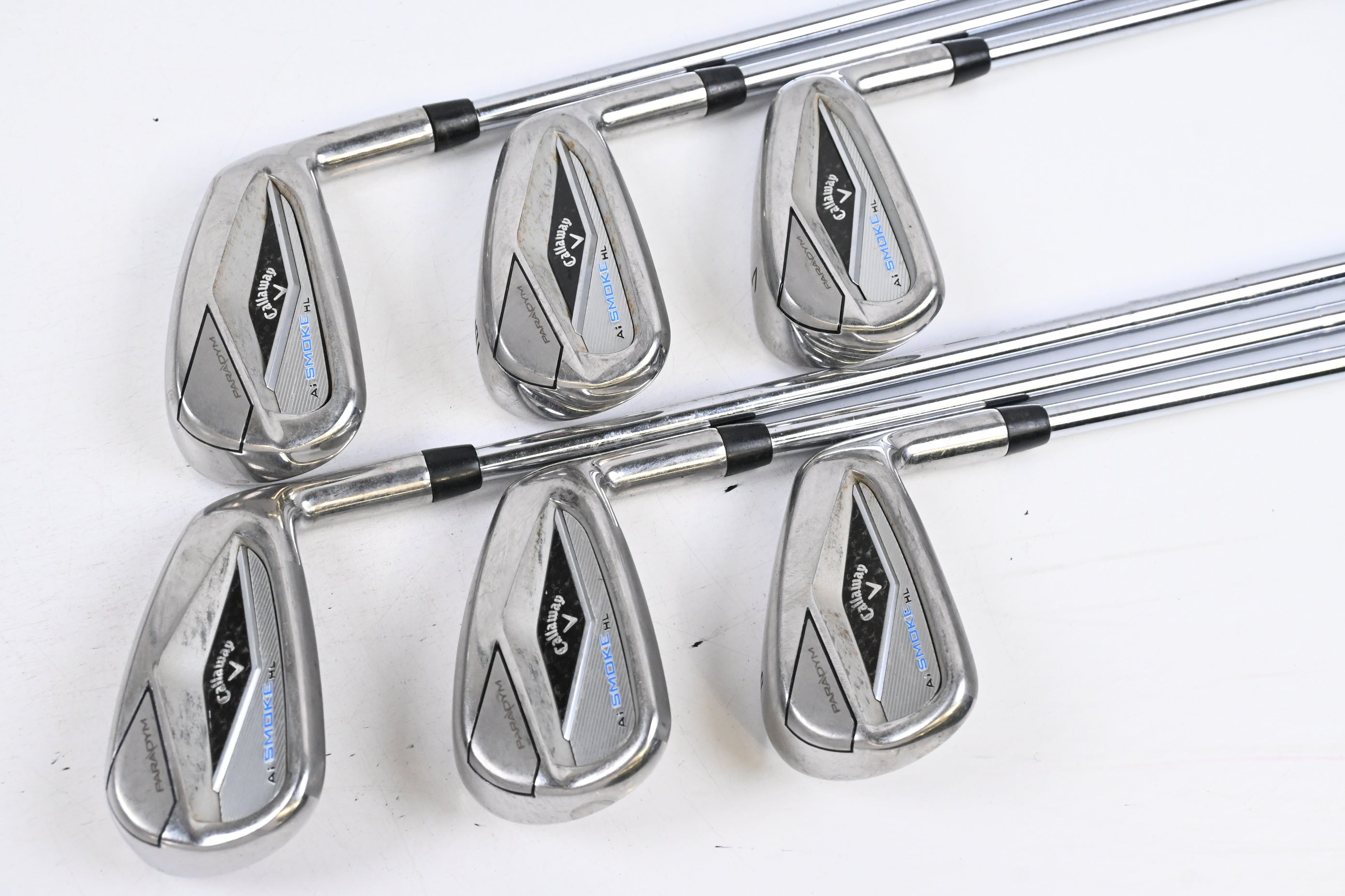 Callaway Paradym Ai Smoke HL Irons / 5-PW / Stiff Flex Elevate MPH 95 Shafts