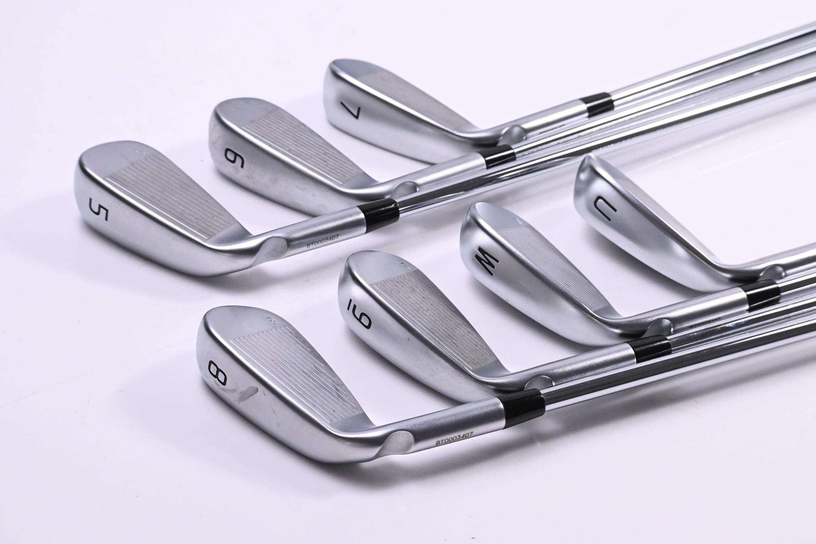 Ping G740 Irons / 5-PW+GW / Black Dot / Stiff Flex Ping AWT 3.0 Shafts