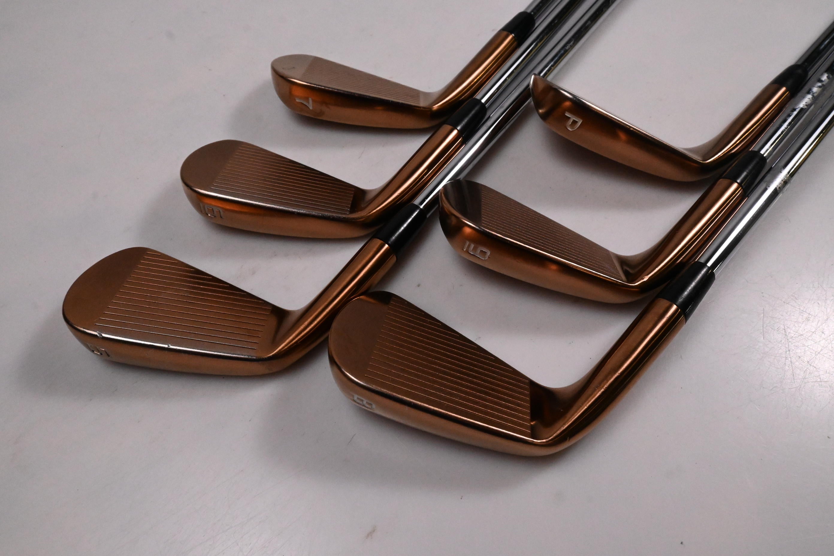 Cobra King RF Forged MB Copper Irons / 5-PW / Regular Flex KBS Tour Lite Shafts
