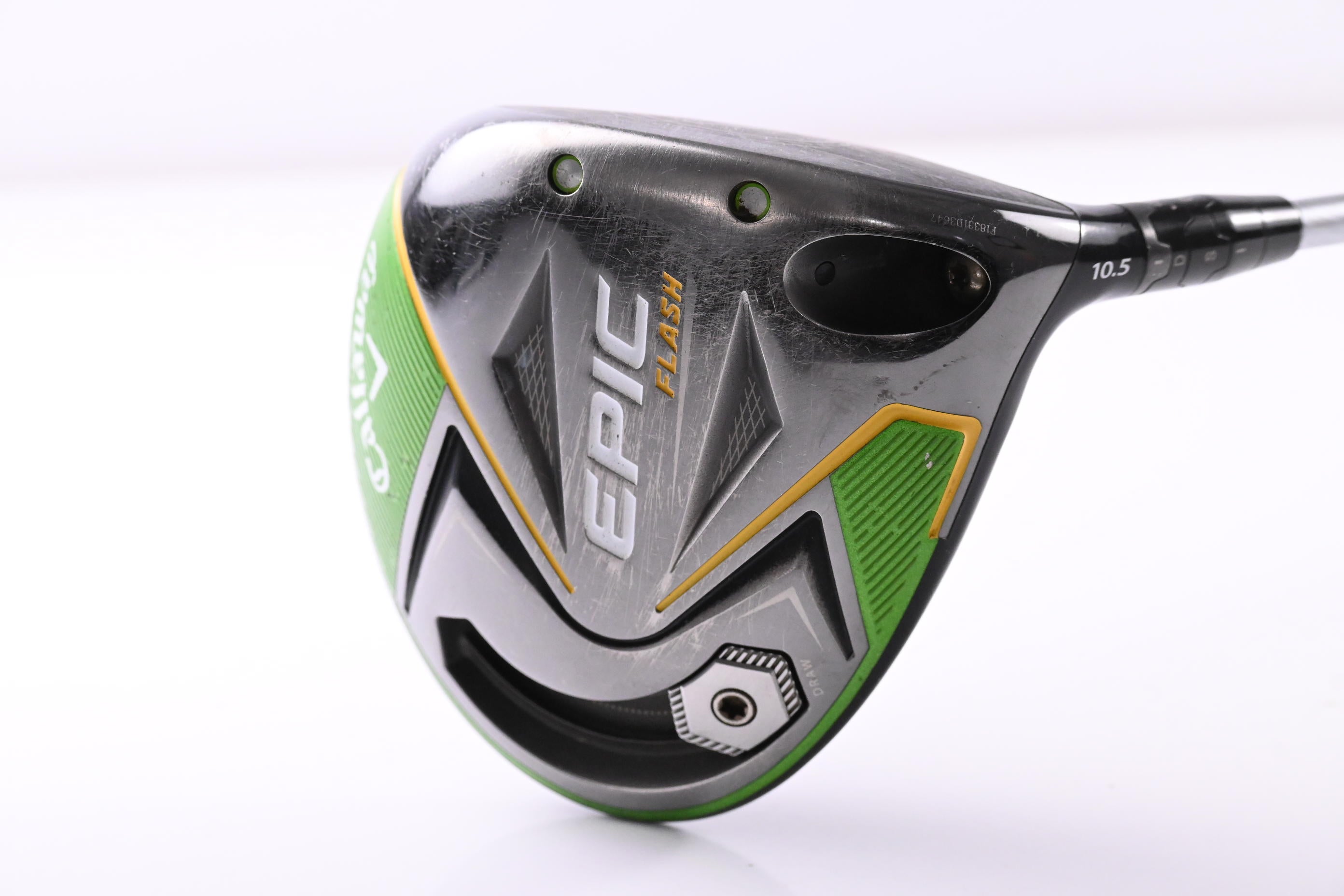 Callaway Epic Flash Driver / 10.5 Degree / Stiff Flex Evenflow Green 55 Shaft