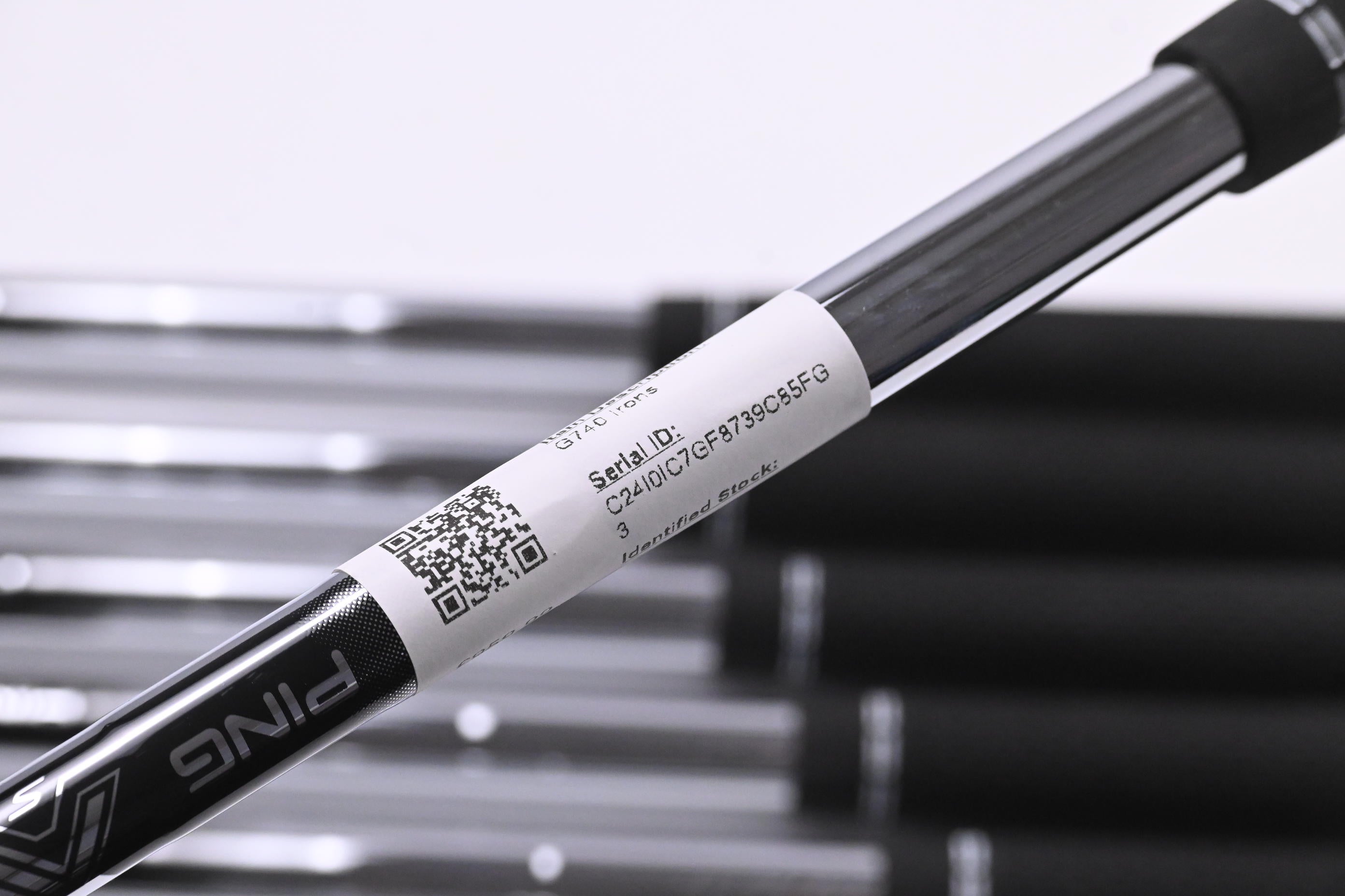 Ping G740 Irons / 5-PW+GW / Black Dot / Stiff Flex Ping AWT 3.0 Shafts