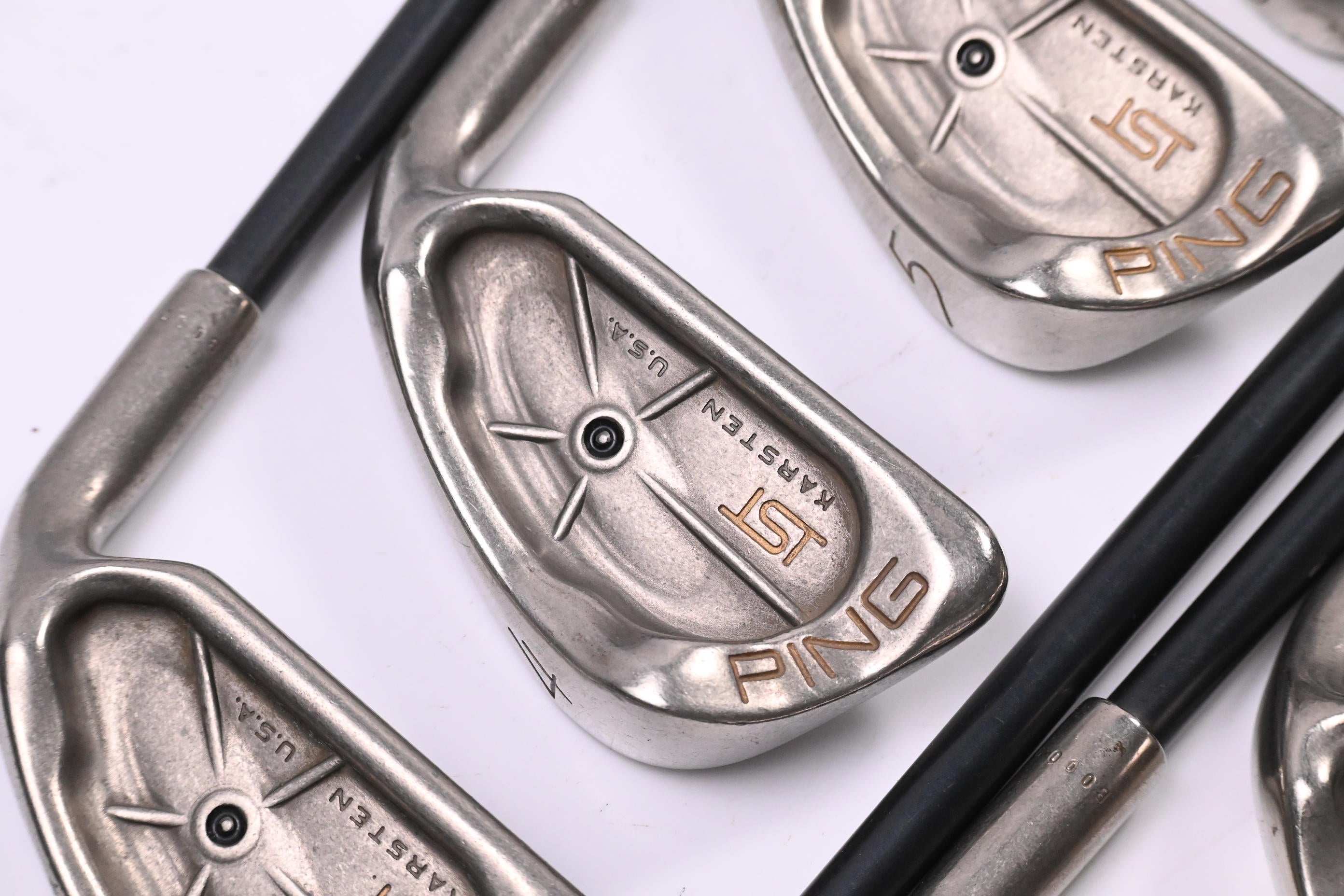 Ping ISI Nickel Irons / 3-PW+SW / Black Dot / Regular Flex Ping U44 Shafts