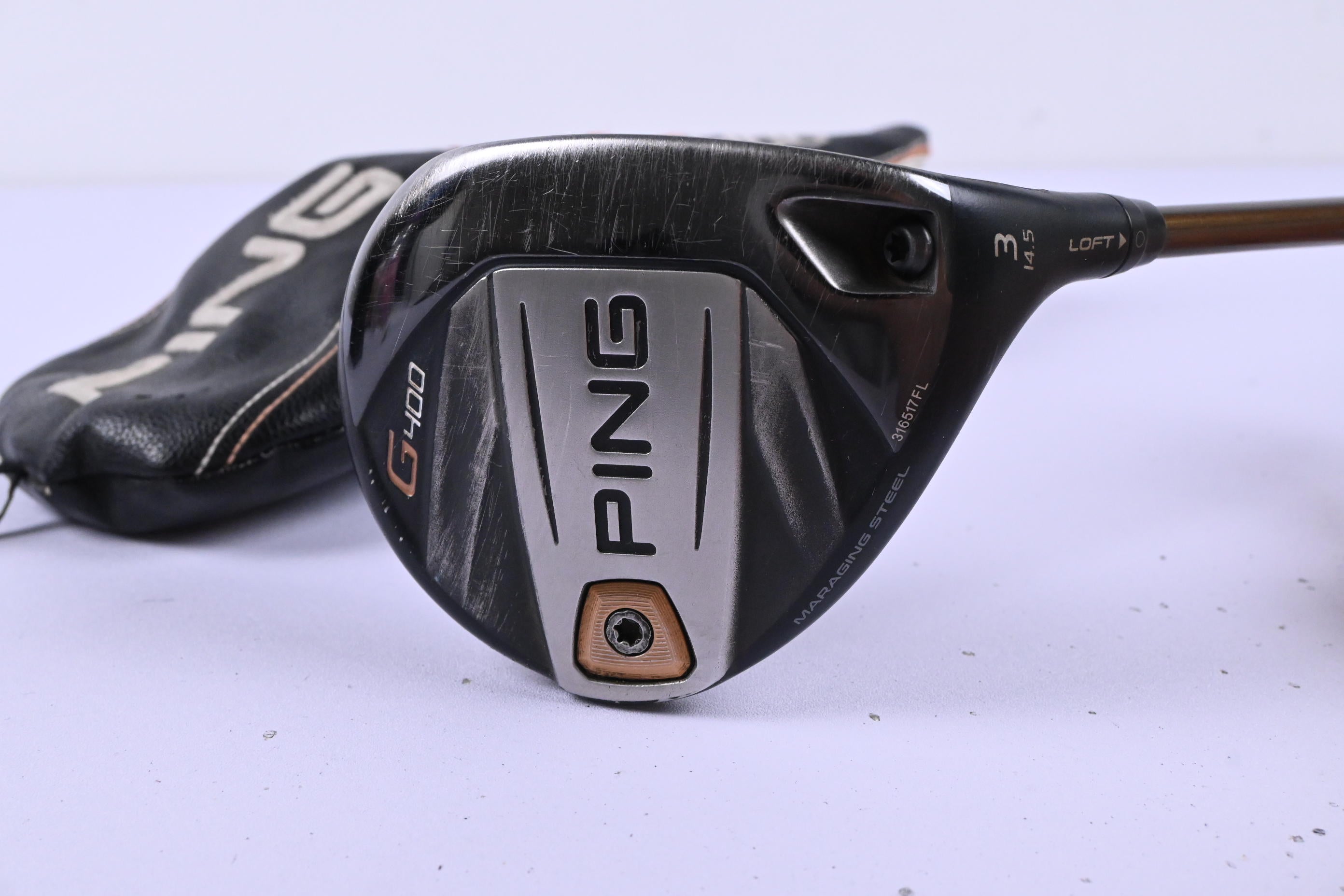 Ping G400 #3 Wood / 14.5 Degree / Stiff Flex Ping Alta CB 65 Shaft