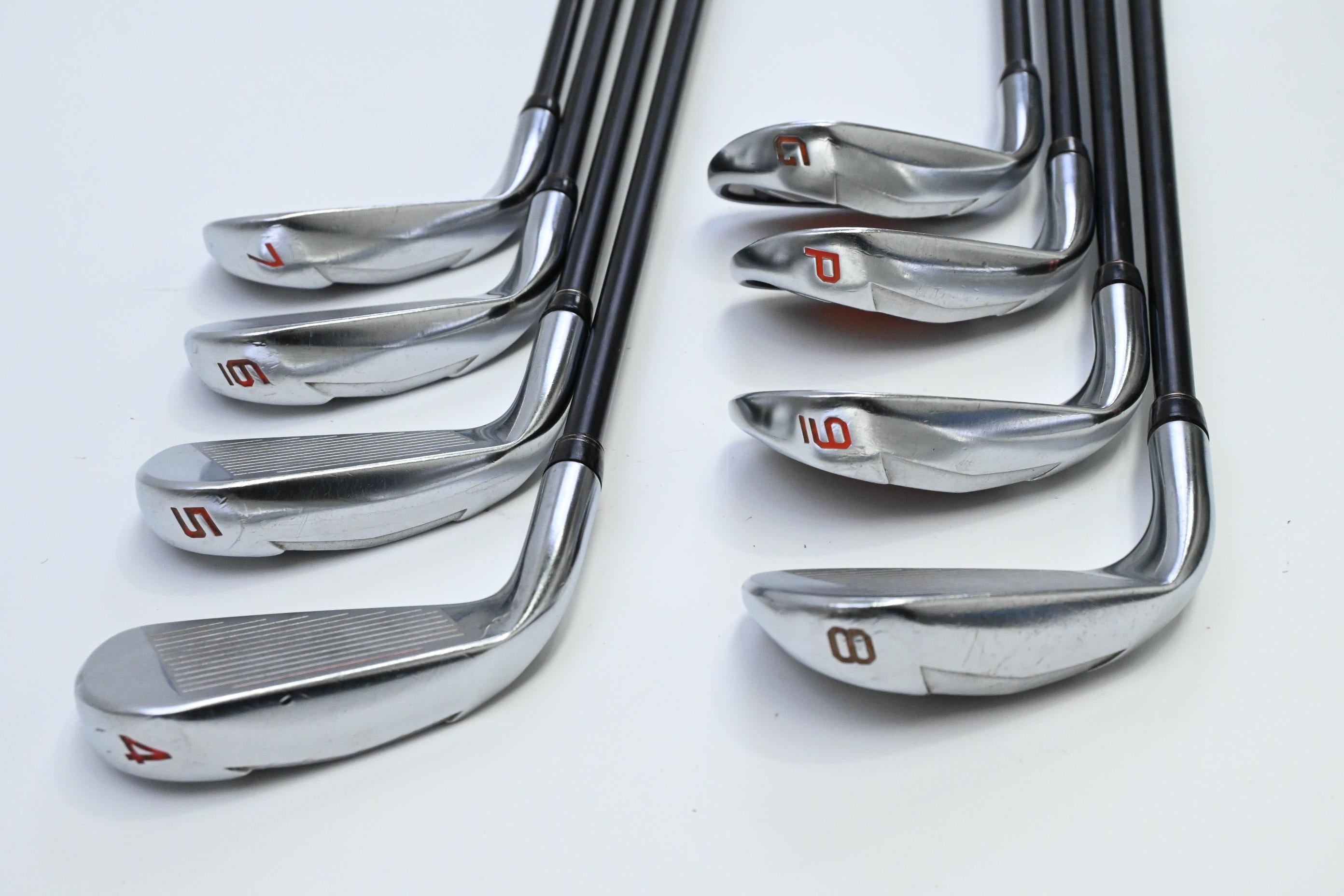 Cobra AMP Irons / 4-PW+GW / Regular Flex Aldila AMP 65 Shafts