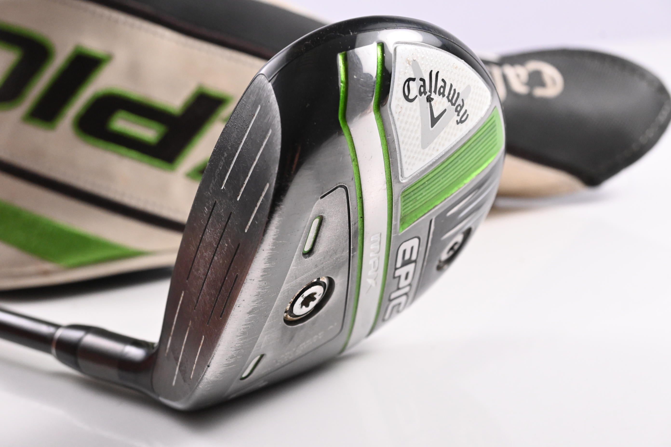 Left Hand Callaway Epic Max #5 Wood / 18 Degree / Stiff Flex Pro Launch Axis 60