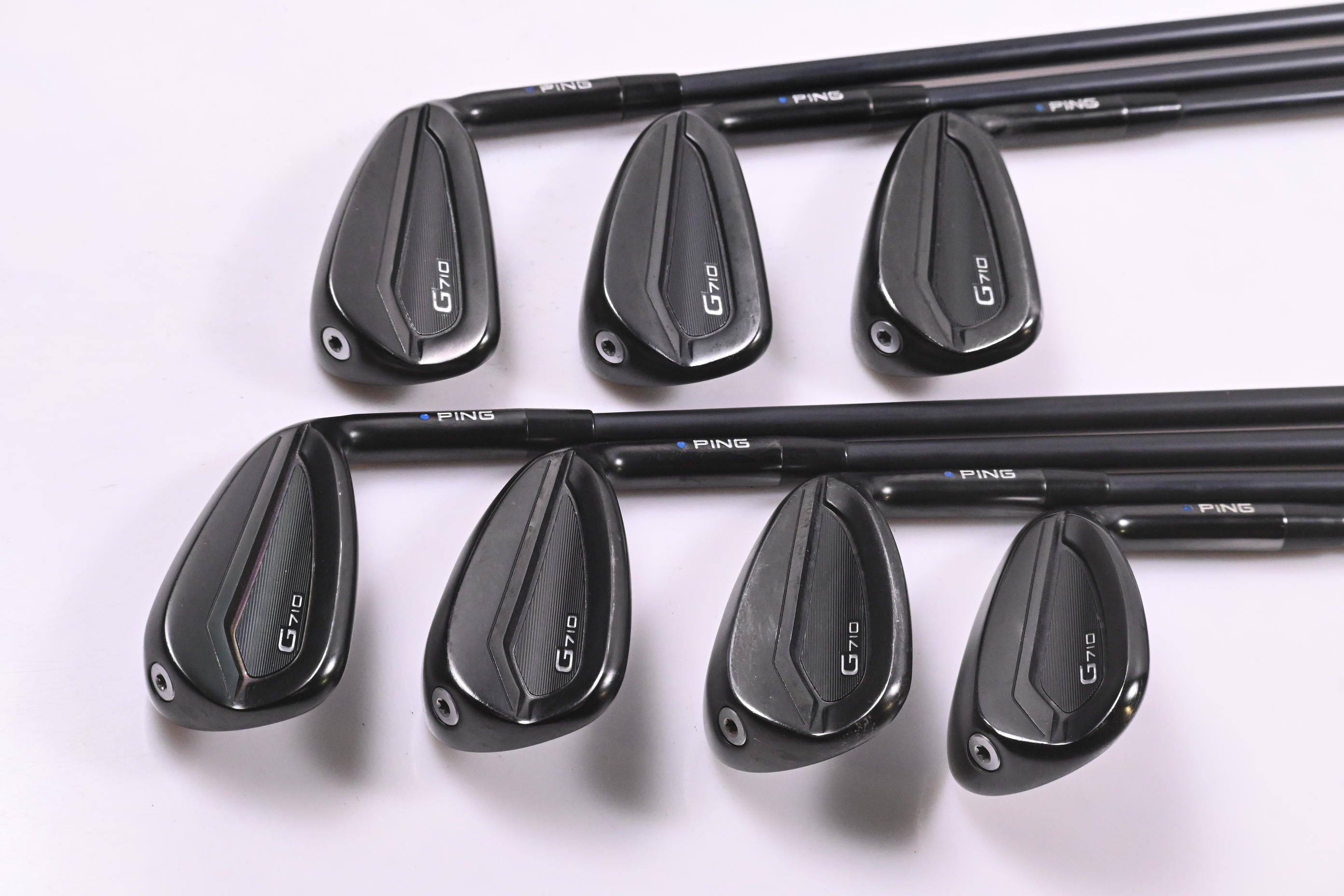 Ping G710 Irons / 5-PW+SW / Blue Dot / Regular Flex Ping ALTA CB Red AWT Shafts