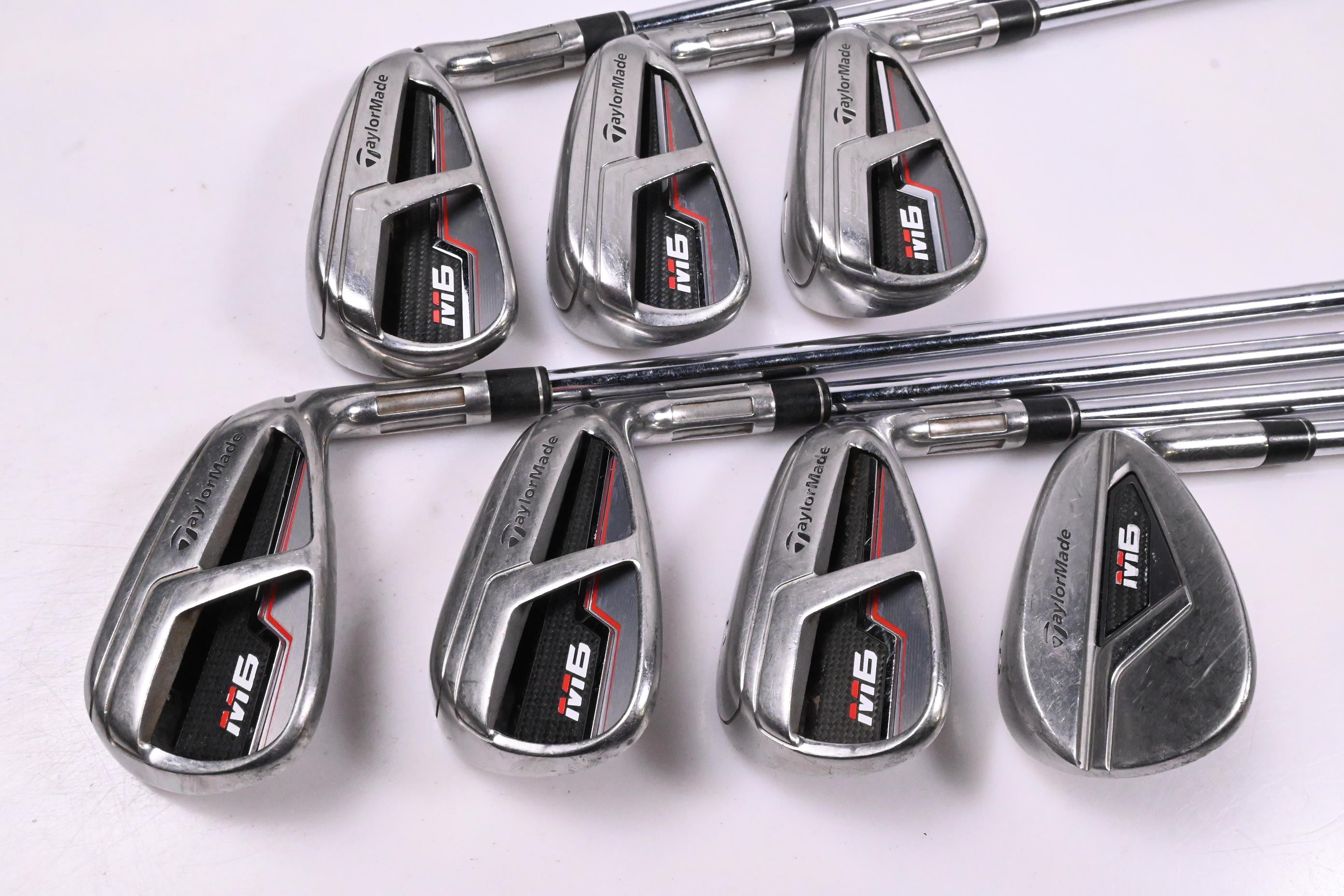 Taylormade M6 Irons / 5-PW+SW / Regular Flex KBS Max 85 Shafts