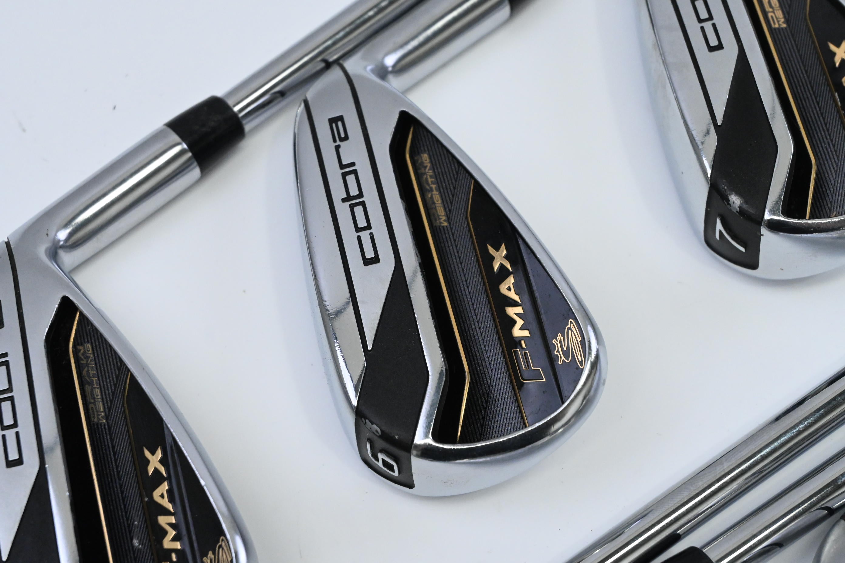 Cobra F-Max Irons / 5-PW+GW / Regular Flex True Temper SL Shafts