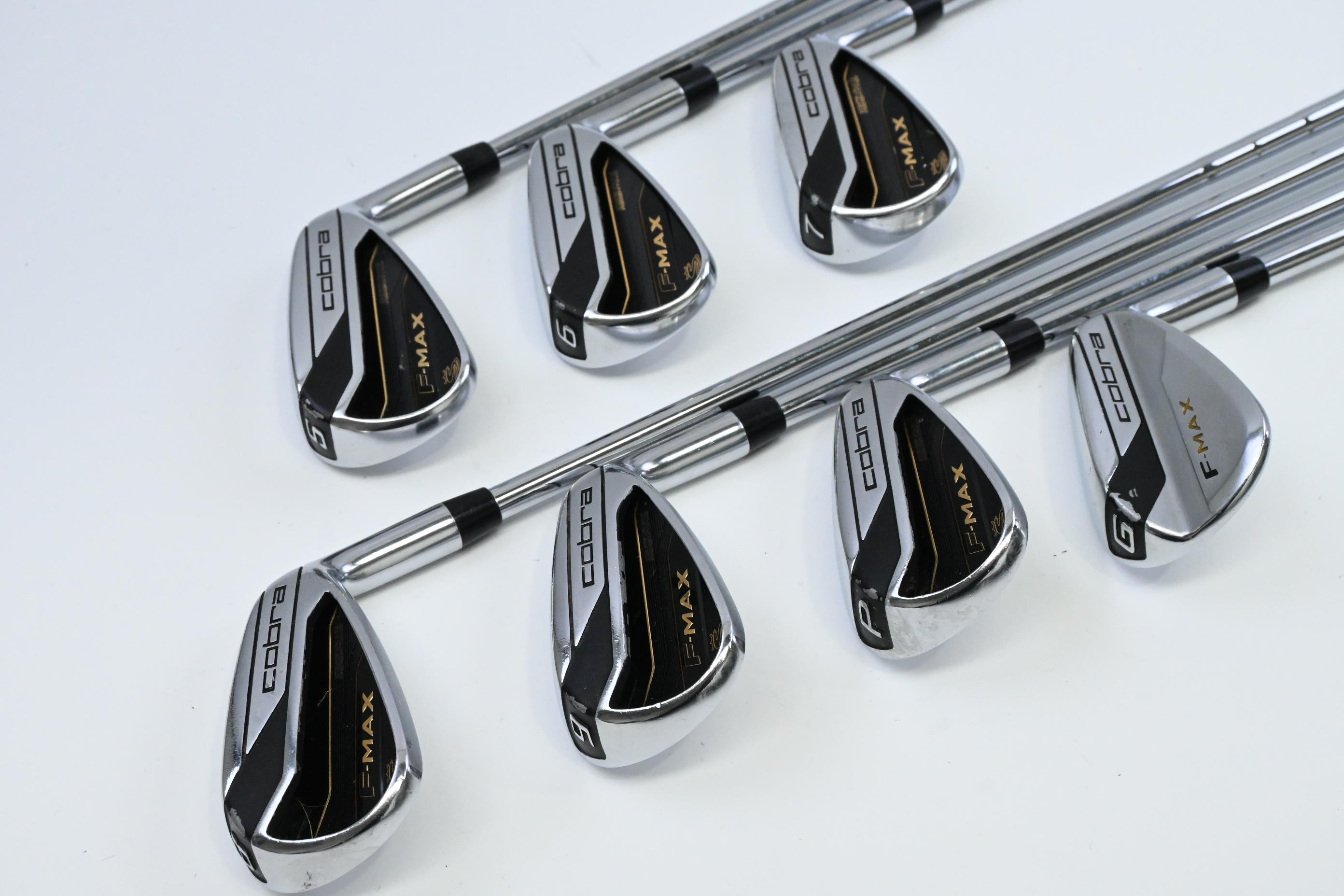 Cobra F-Max Irons / 5-PW+GW / Regular Flex True Temper SL Shafts