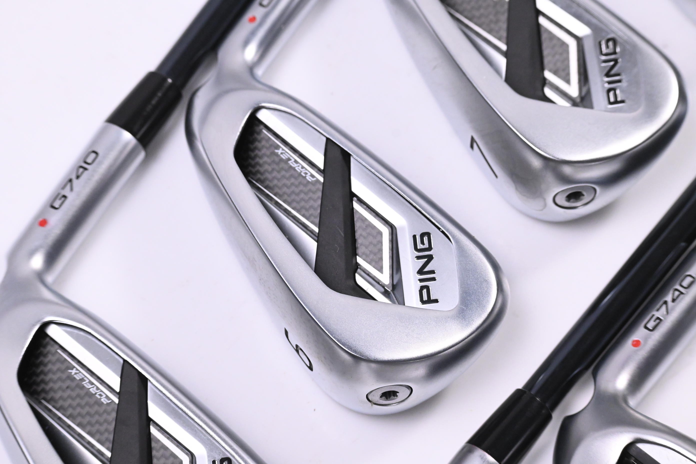 Ping G740 Irons / 5-PW+GW+56° / Red Dot / Senior Flex UST Recoil Dart 65 Shaft