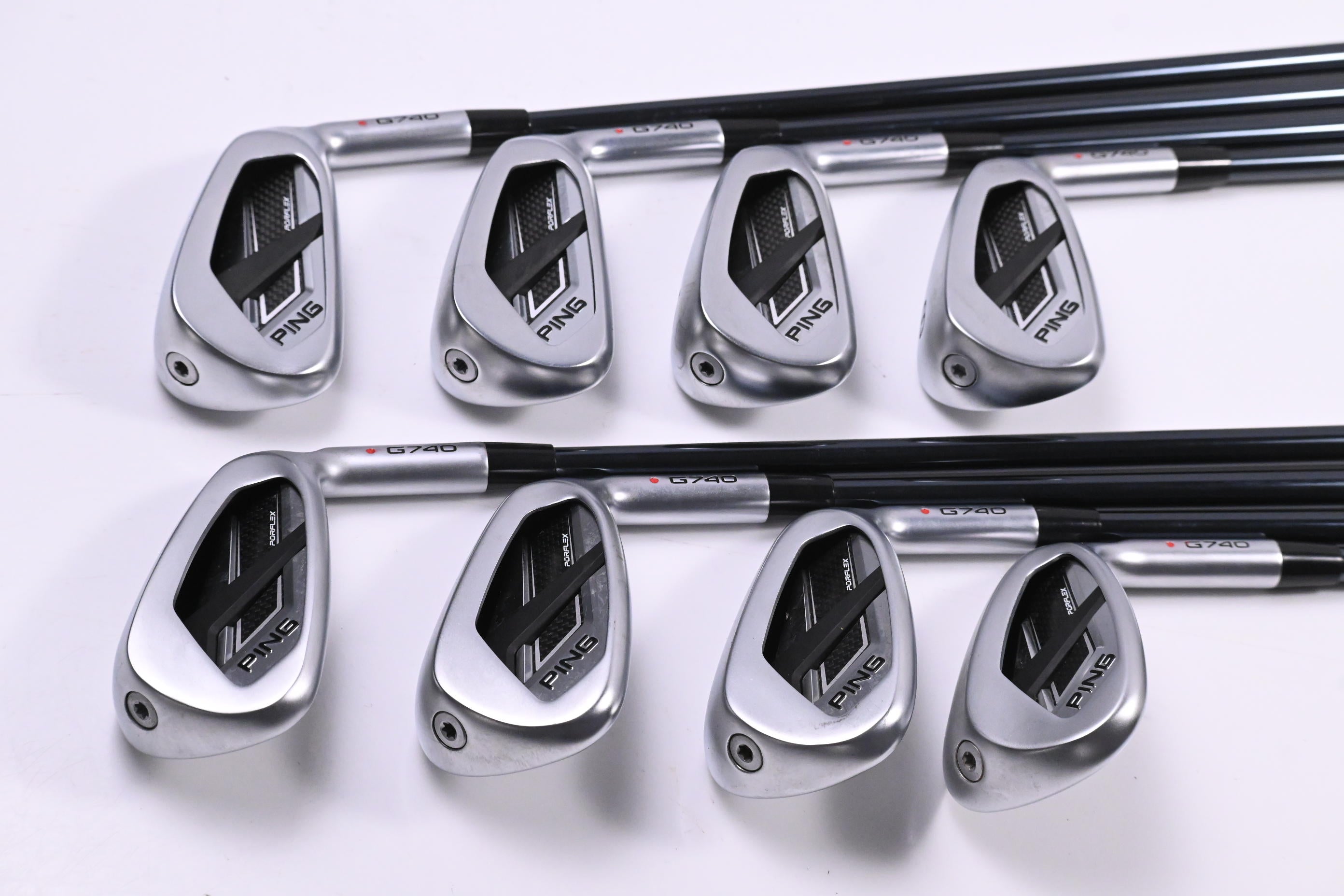 Ping G740 Irons / 5-PW+GW+56° / Red Dot / Senior Flex UST Recoil Dart 65 Shaft