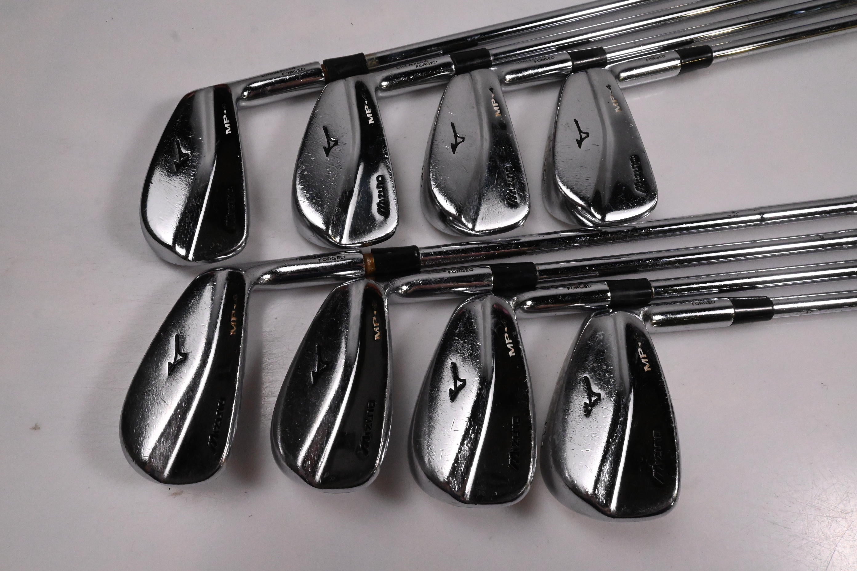 Mizuno MP-4 Irons / 3-PW / Stiff Flex Dynamic Gold S300 Shafts