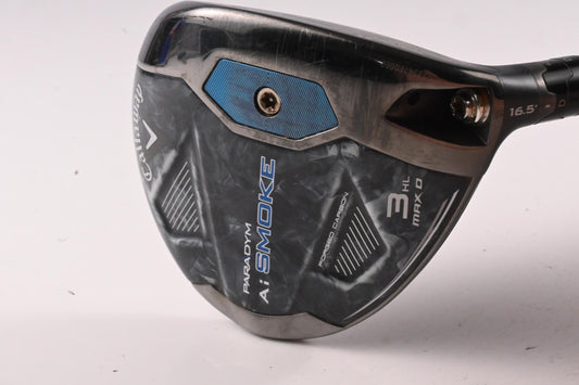 Callaway Paradym Ai Smoke Max #3 Wood / 16.5 Degree / Regular Flex HZRDUS Shaft
