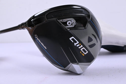 Left Hand Taylormade Qi10 LS Driver / 9 Degree / Stiff Flex Smoke Blue RDX 70