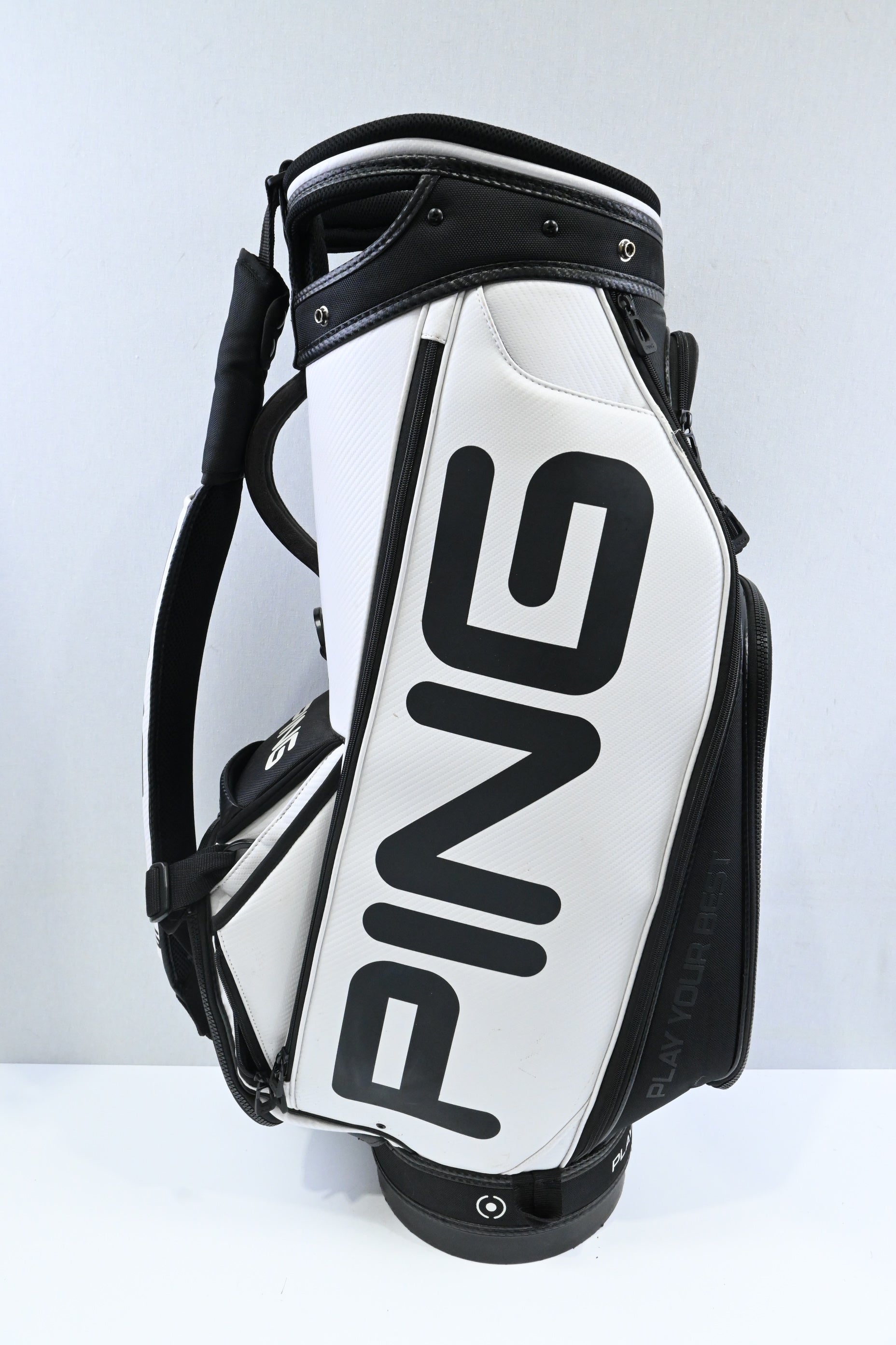 Ping Tour Staff Bag / 6-Way / White, Black