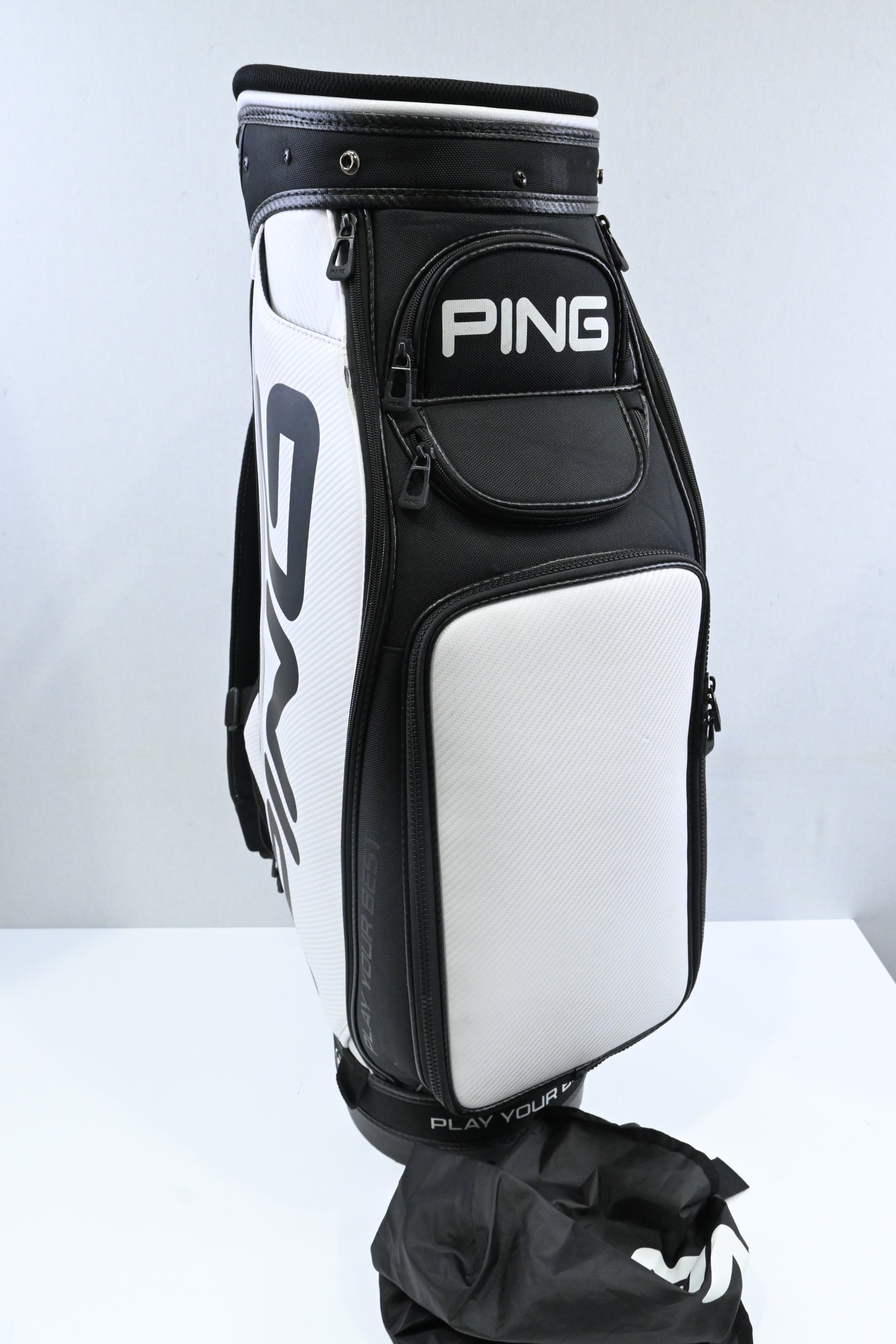 Ping Tour Staff Bag / 6-Way / White, Black