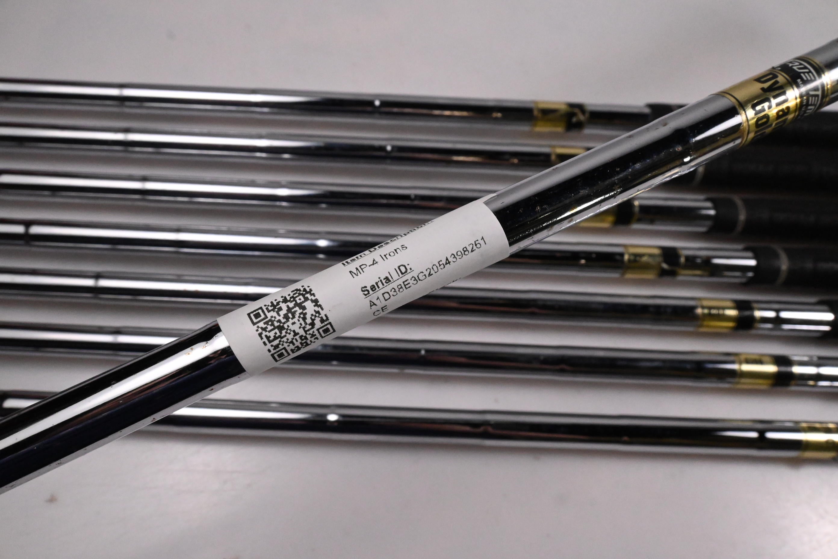 Mizuno MP-4 Irons / 3-PW / Stiff Flex Dynamic Gold S300 Shafts