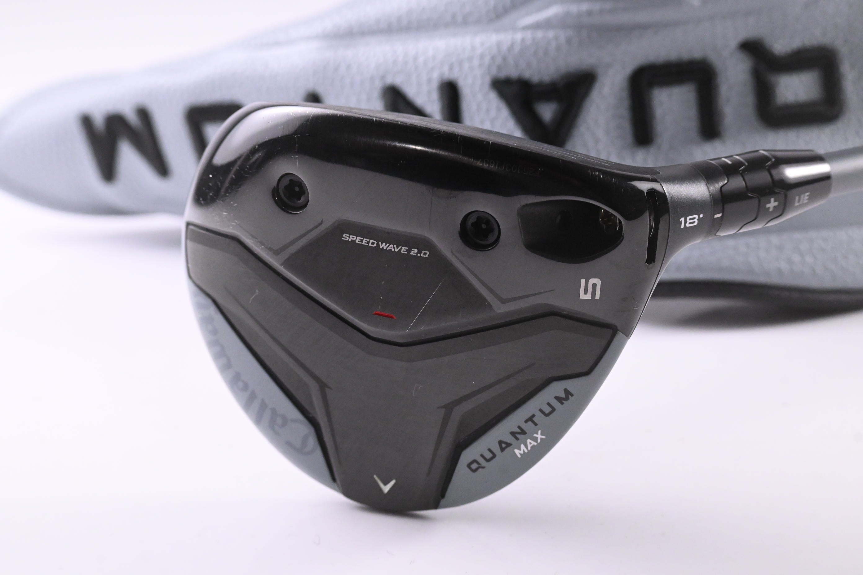 Callaway Quantum Max #5 Wood / 18 Degree / Regular Flex Denali Frost Silver 60