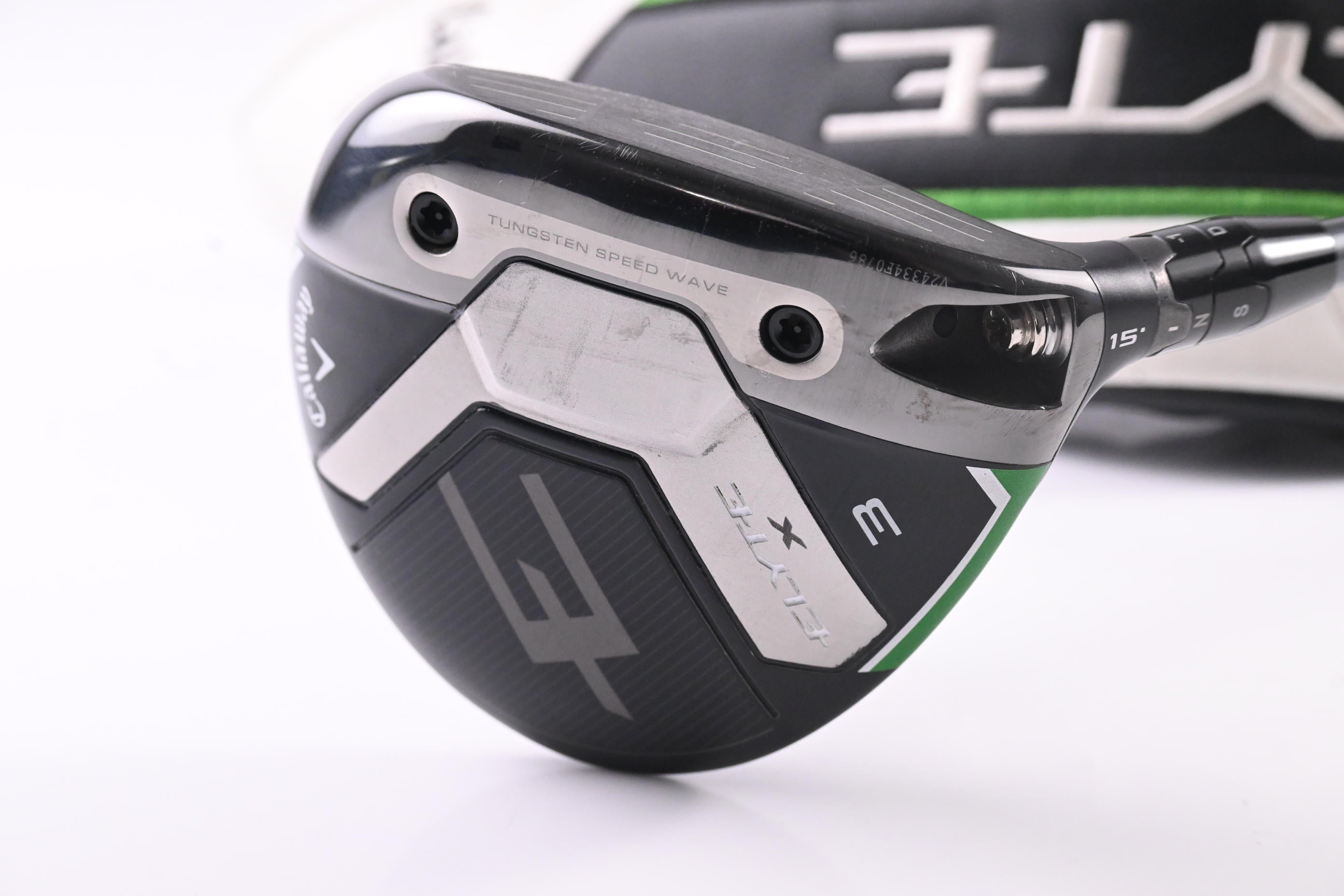 Callaway Elyte X #3 Wood / 15 Degree / Stiff Flex Project X Denali Charcoal 60