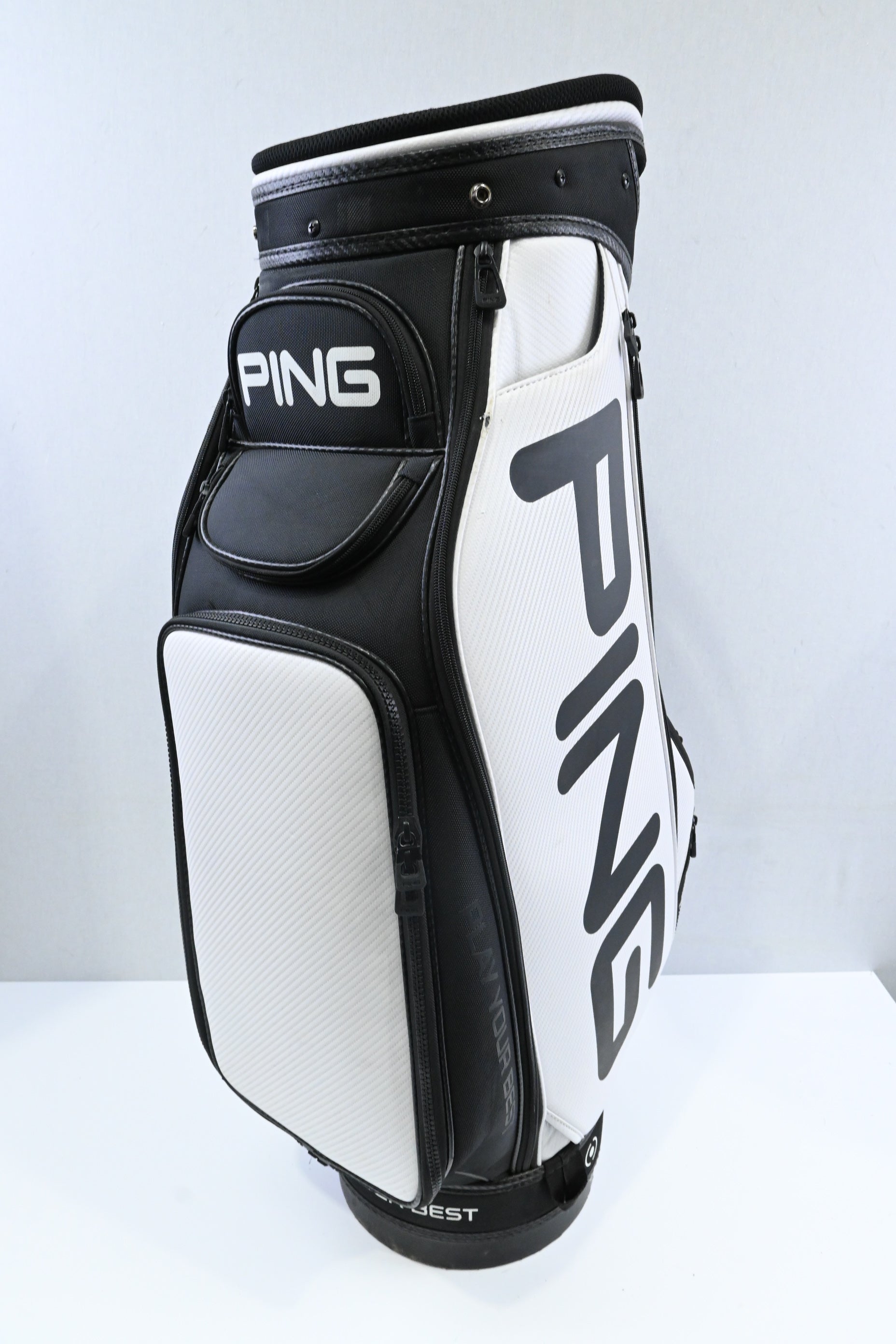 Ping Tour Staff Bag / 6-Way / White, Black