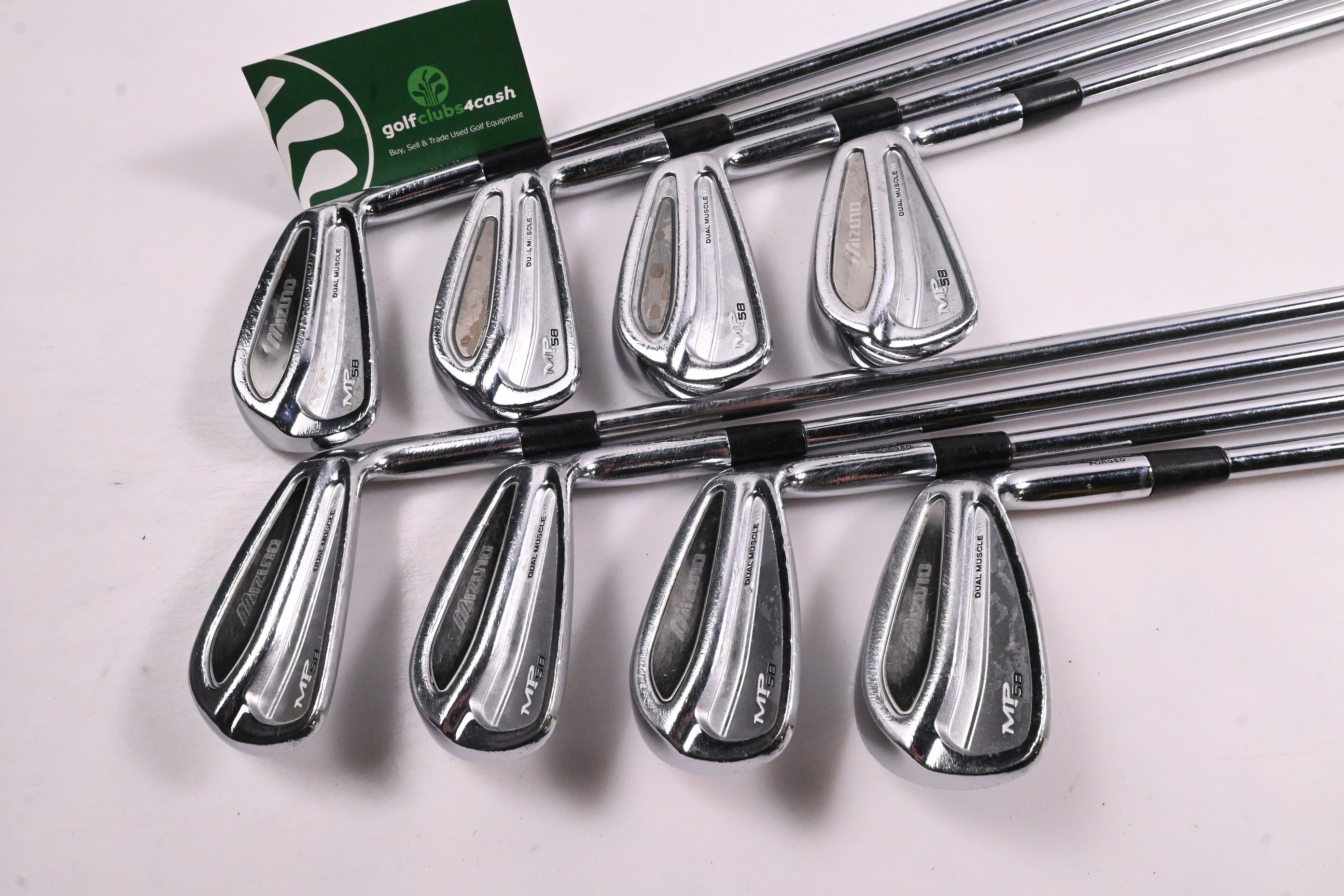 Mizuno MP-58 Irons / 3-PW / Regular Flex Dynamic Gold R300 Shafts