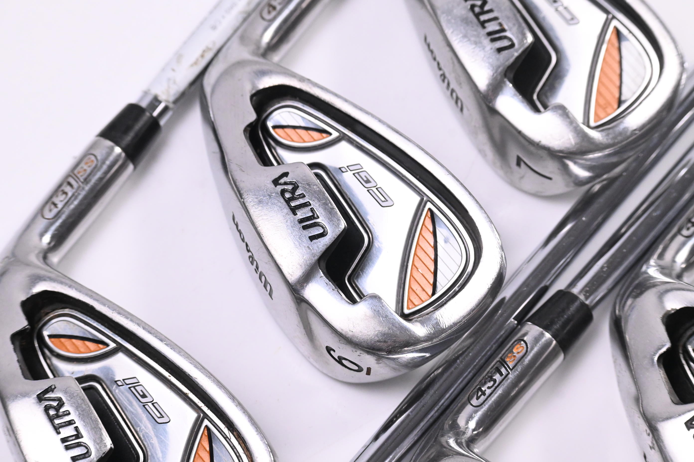 Wilson Ultra CGI Irons / 5-PW+SW / Stiff Flex Steel Shafts