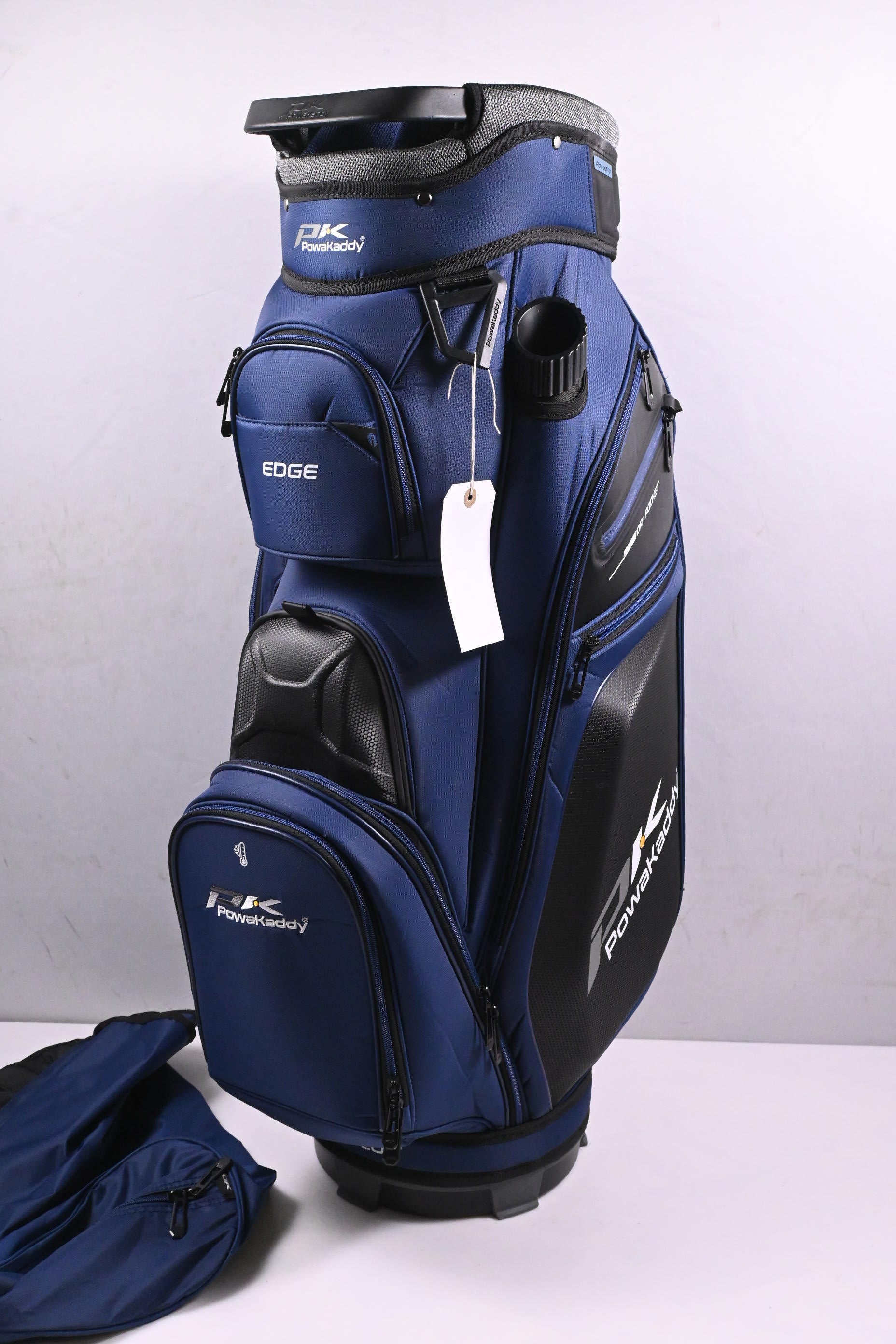 Powakaddy Edge Cart Bag / 14-Way Divider / Navy, Black