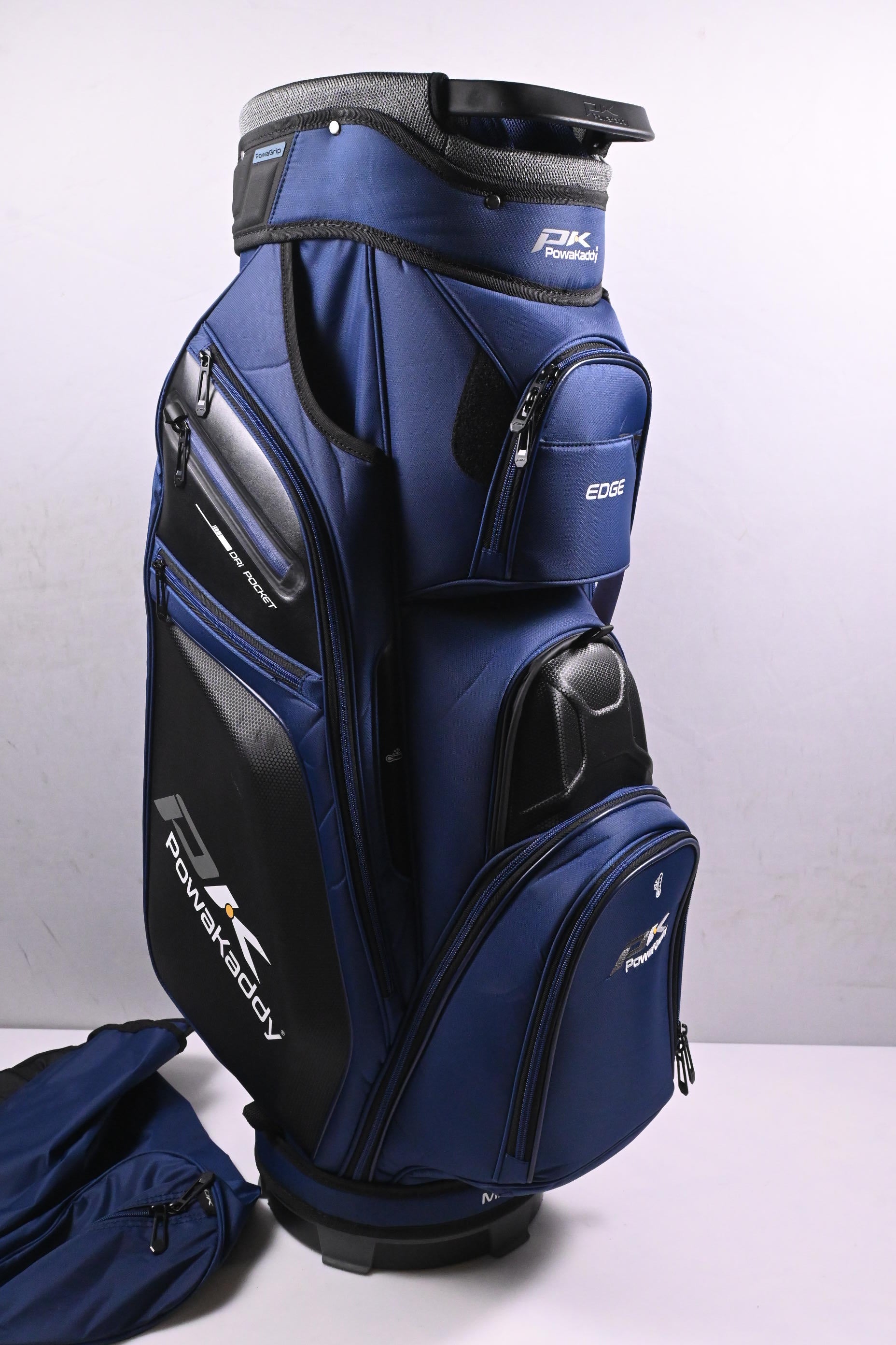 Powakaddy Edge Cart Bag / 14-Way Divider / Navy, Black
