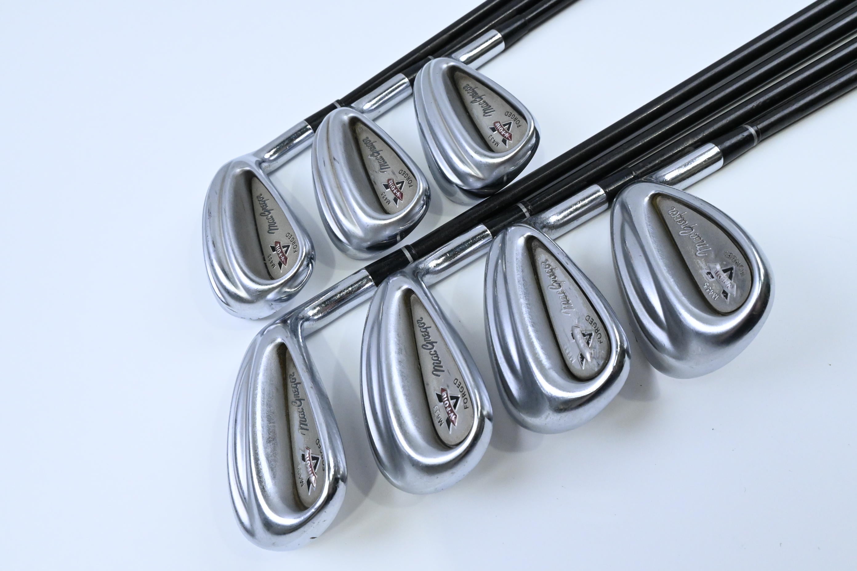 MacGregor M455 V-Foil Irons / 5-PW+SW / Regular Flex Graphite Design YS Shafts