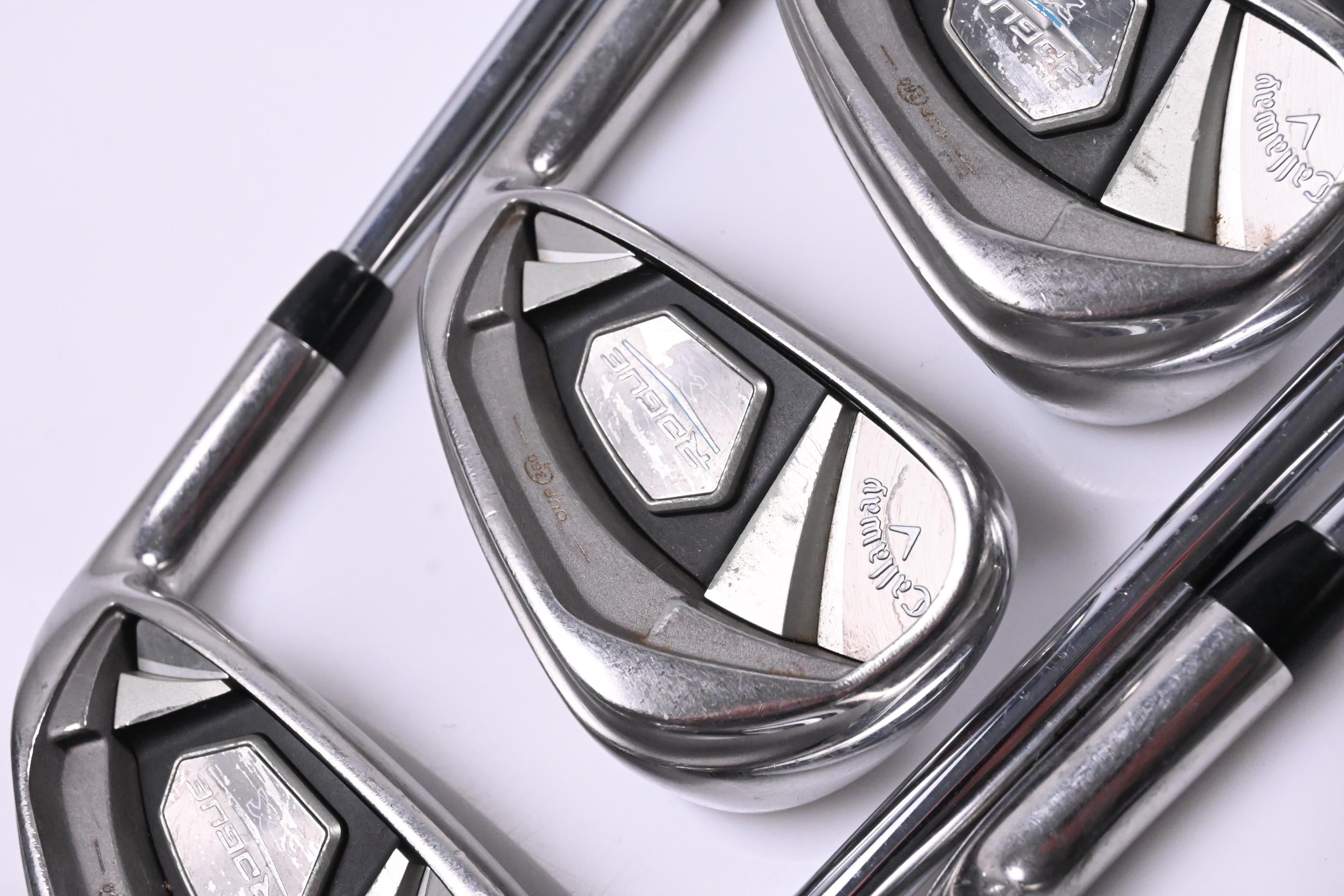 Callaway Rogue X Irons / 4-PW+GW / Stiff Flex KBS Tour 120 Shafts