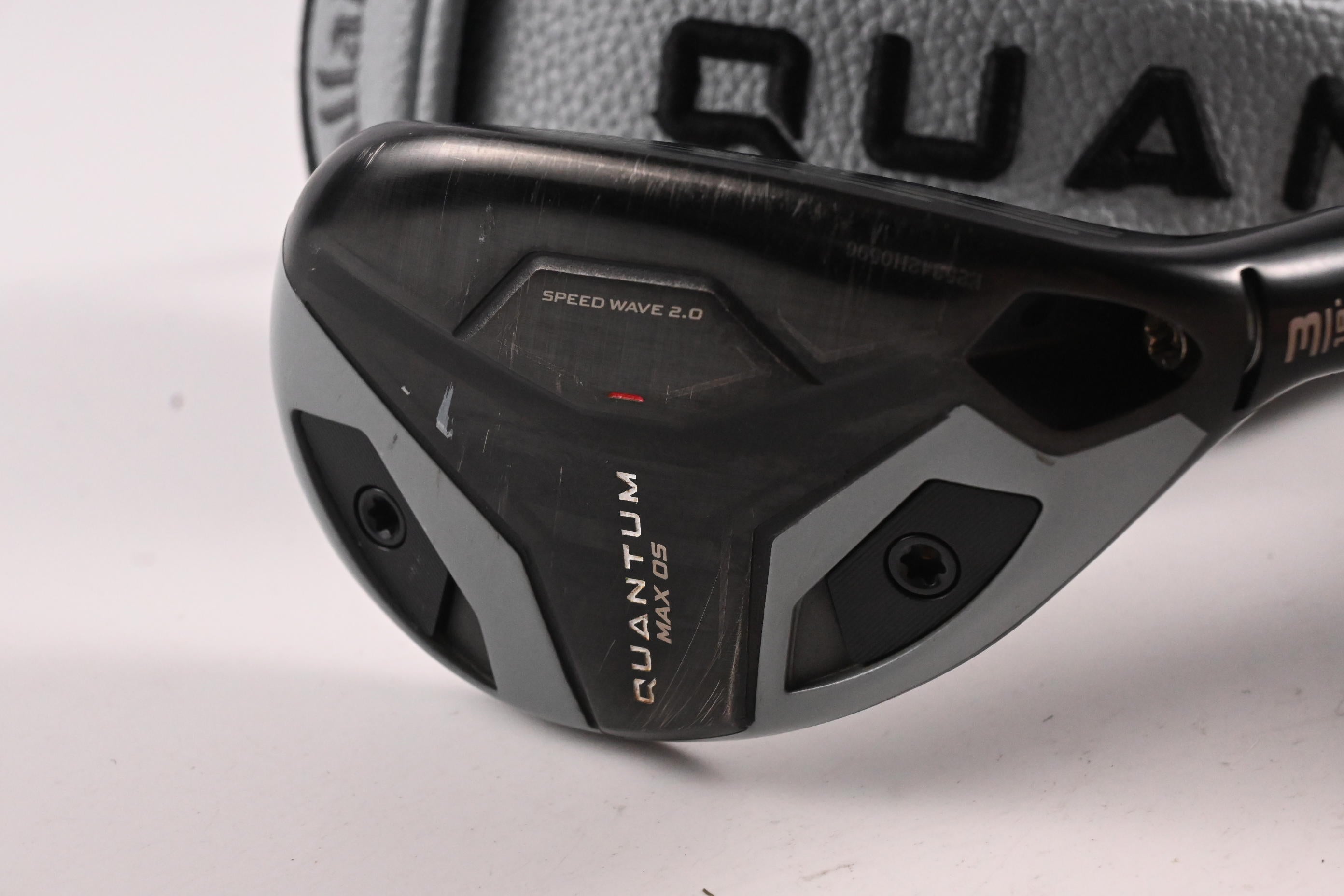 Callaway Quantum Max OS #3 Hybrid / 18 Degree / Regular Flex Denali Frost Silver