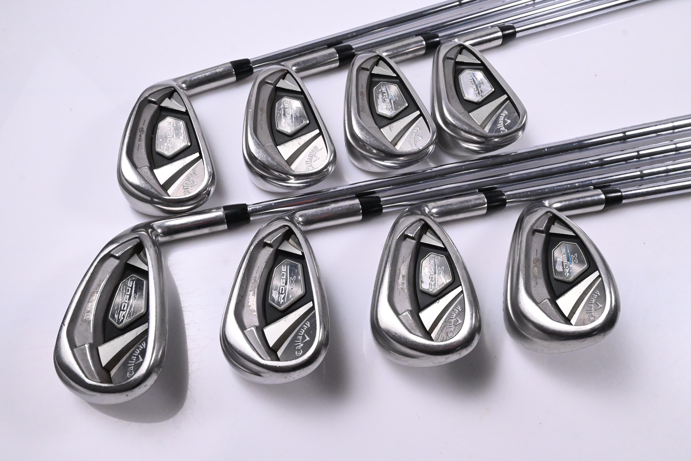 Callaway Rogue X Irons / 4-PW+GW / Stiff Flex KBS Tour 120 Shafts