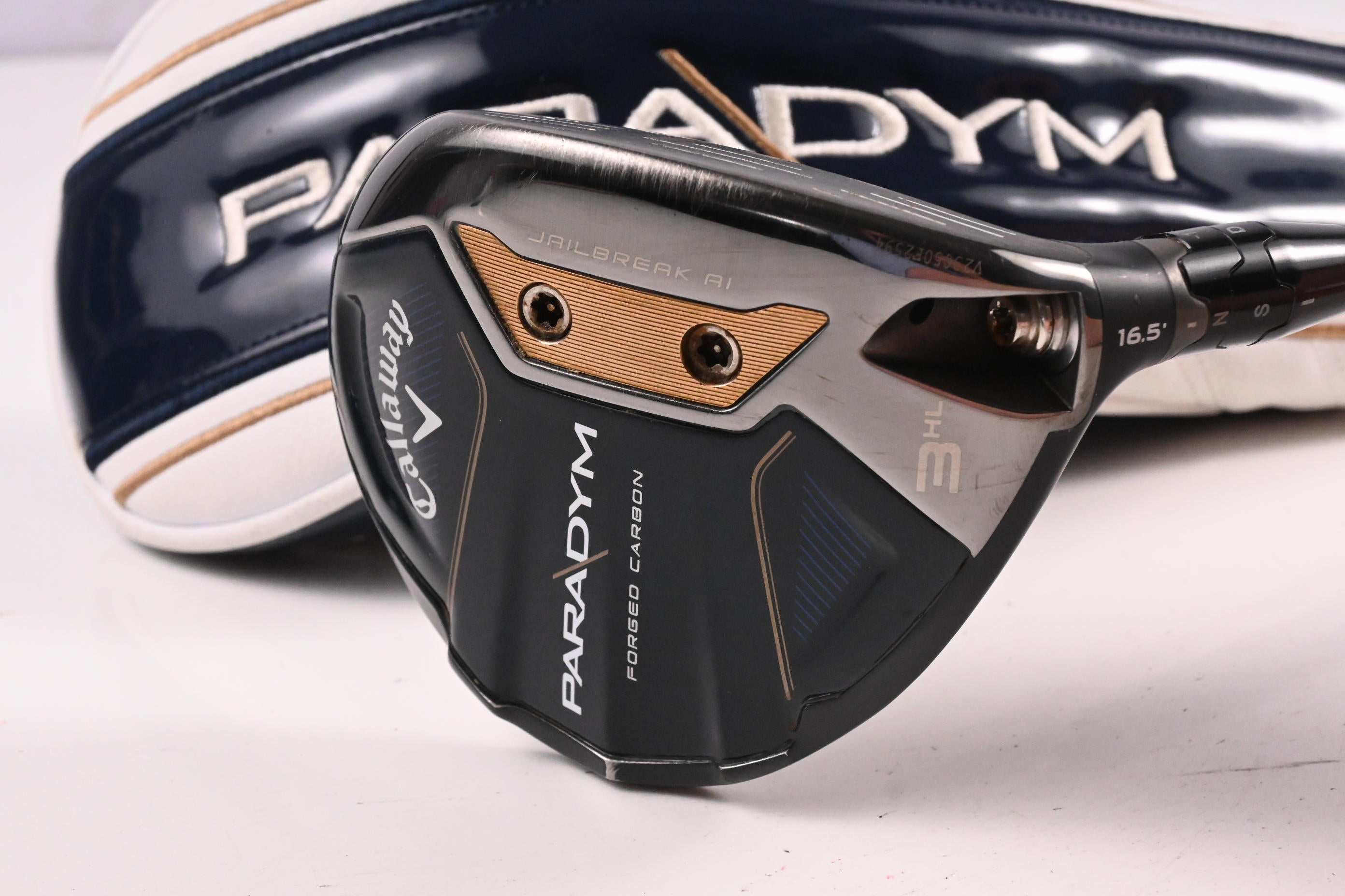 Callaway Paradym #3 Wood / 15 Degree / Stiff Flex Kai`li White 70 Shaft