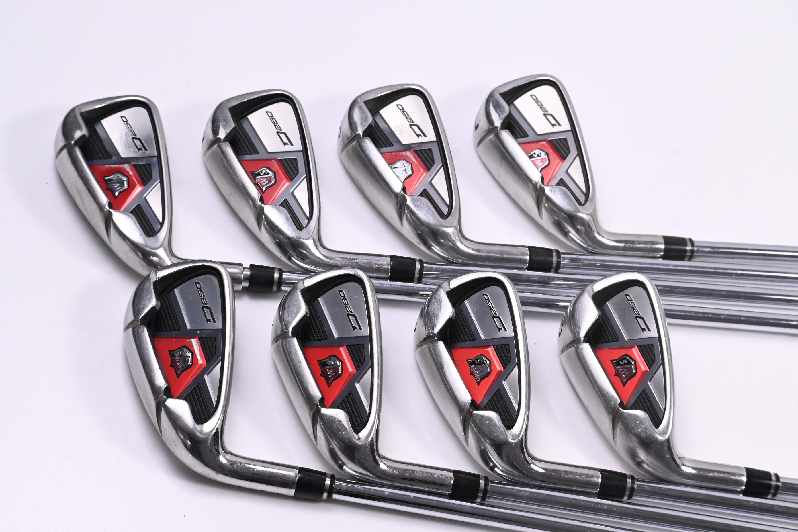 Left Hand Wilson Staff D250 Irons / 4-PW+GW / Uniflex Wilson Staff D250 Shafts