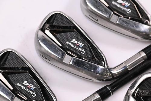 Left Hand Taylormade M4 Irons / 5-PW / Senior Flex Fujikua Atmos Red 5 Shafts