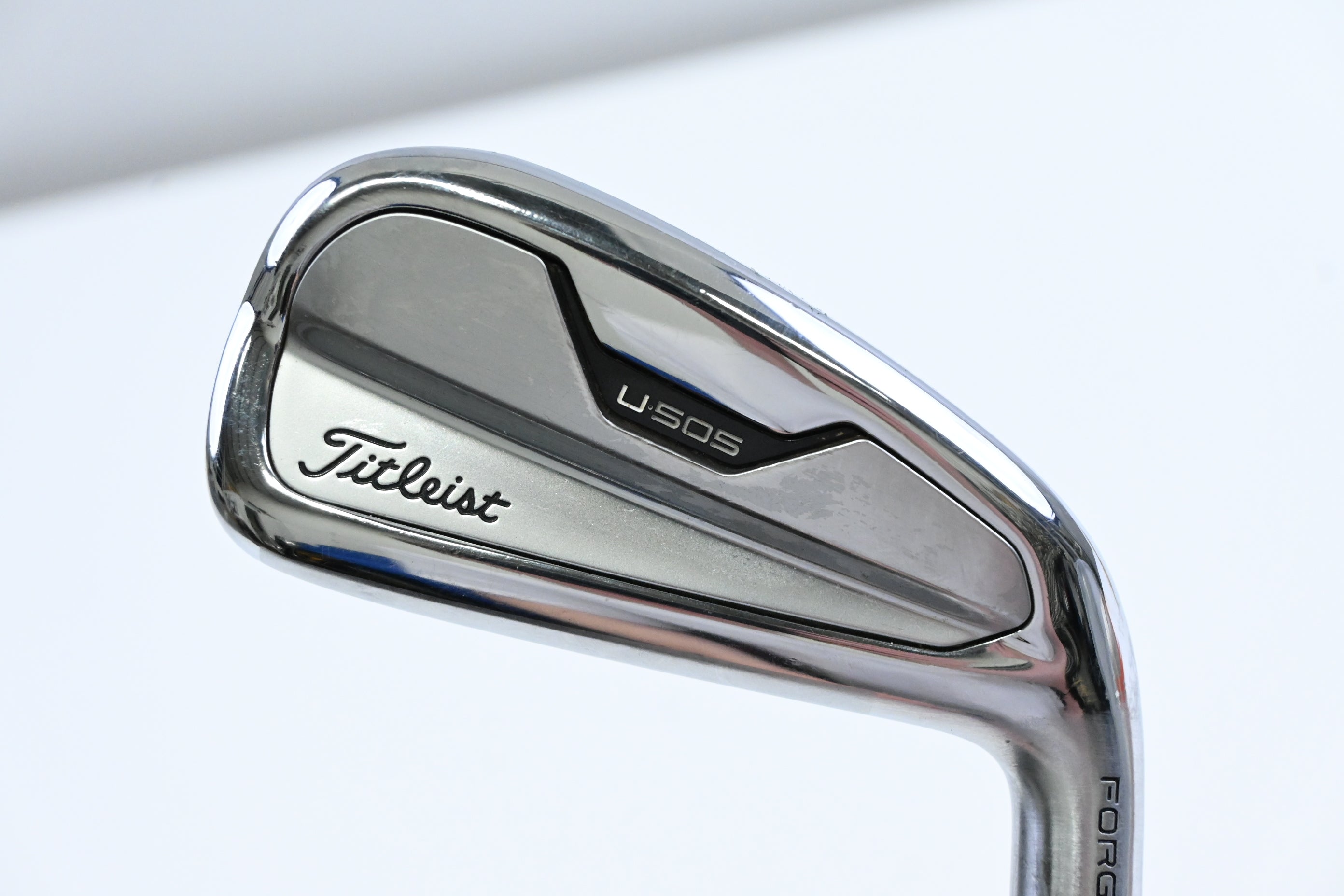 Titleist U505 #2 Iron / 18 Degree / Stiff Flex HZRDUS Smoke Black 90 Shaft