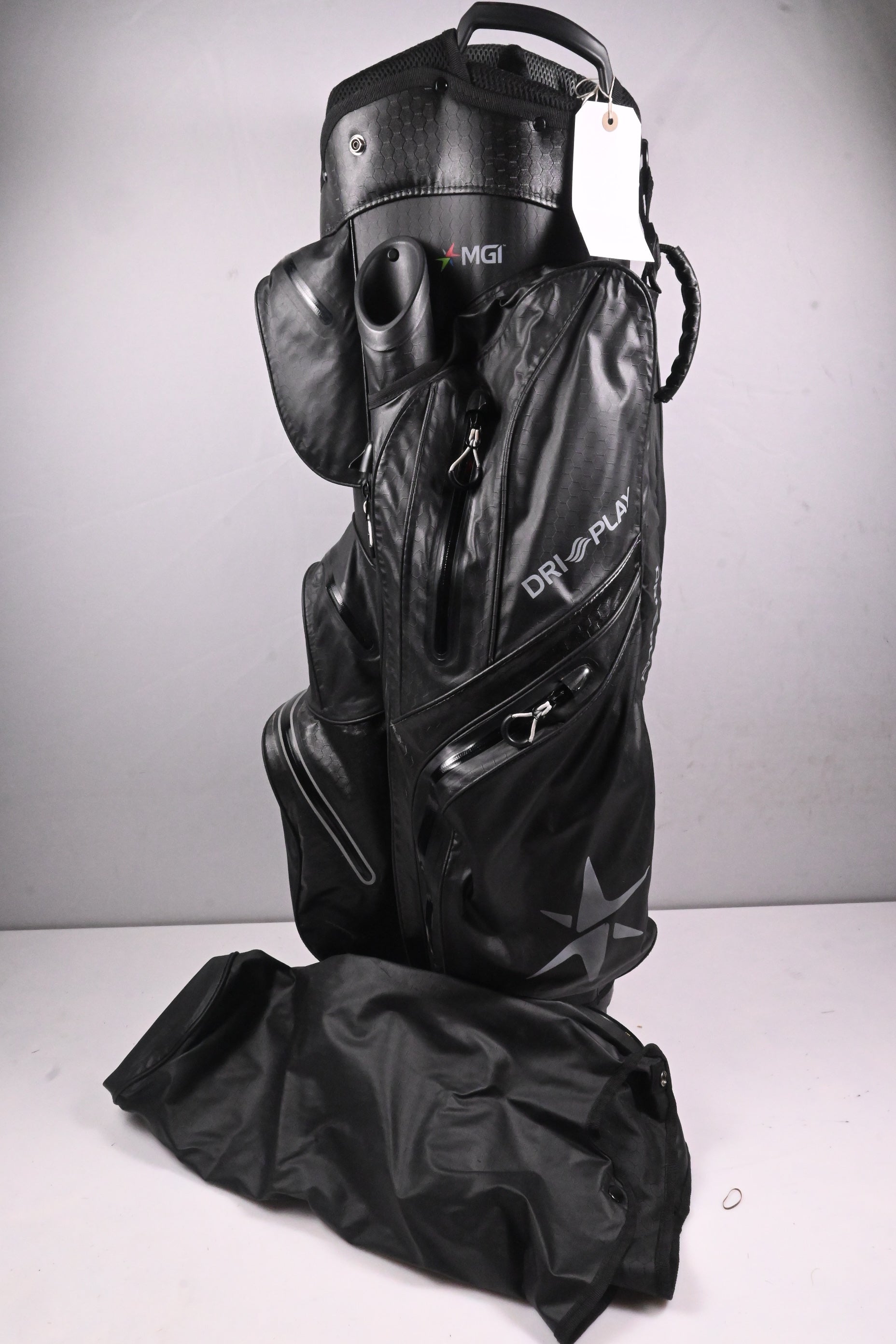 MGI Dri-Play Waterproof Cart Bag / 14-Way Divider / Black