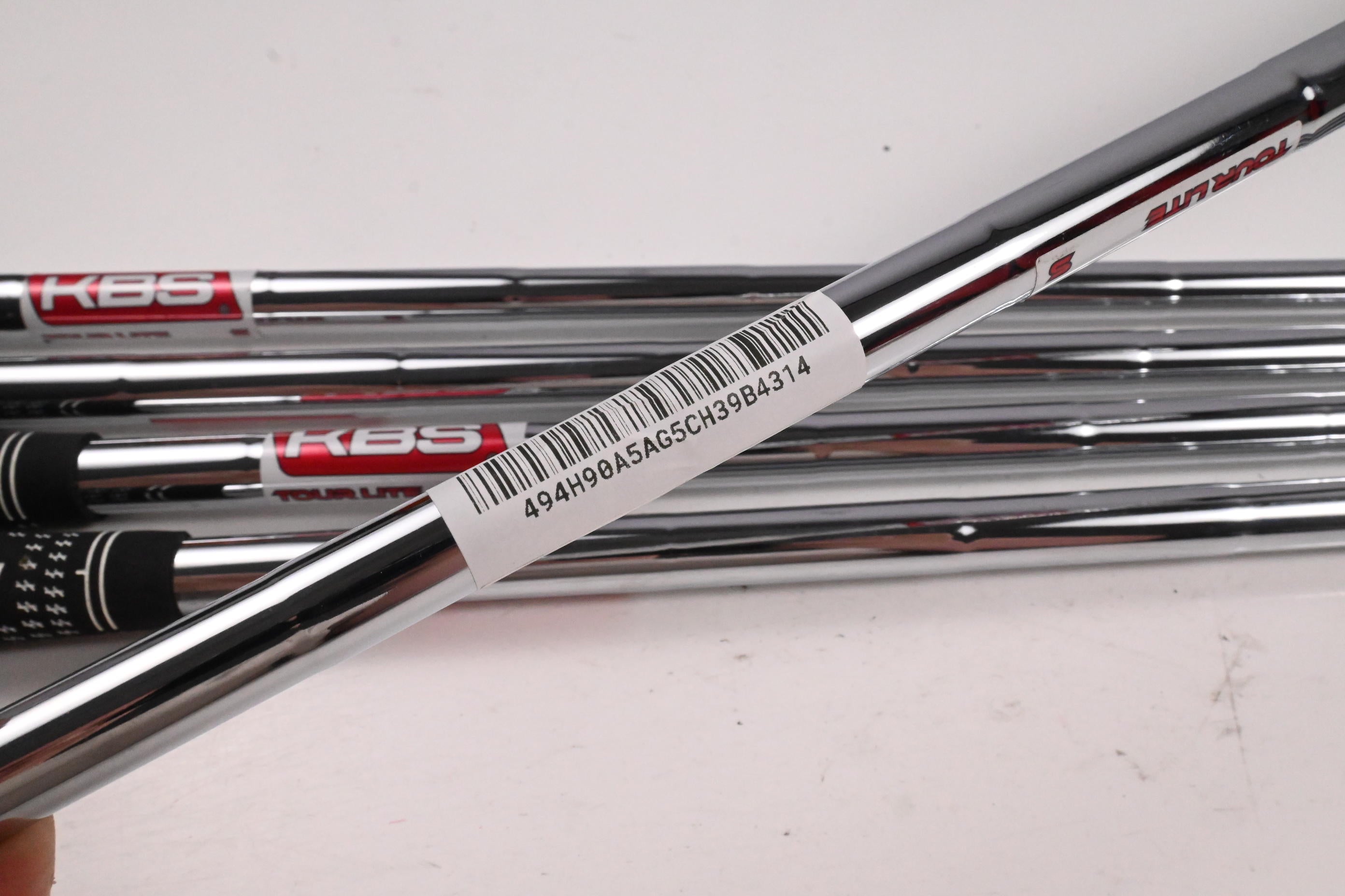 KBS Tour Lite Iron Shafts / Stiff Flex / Set of 5 / .370" Tip