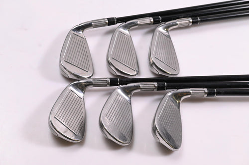 Left Hand Taylormade M4 Irons / 5-PW / Senior Flex Fujikua Atmos Red 5 Shafts