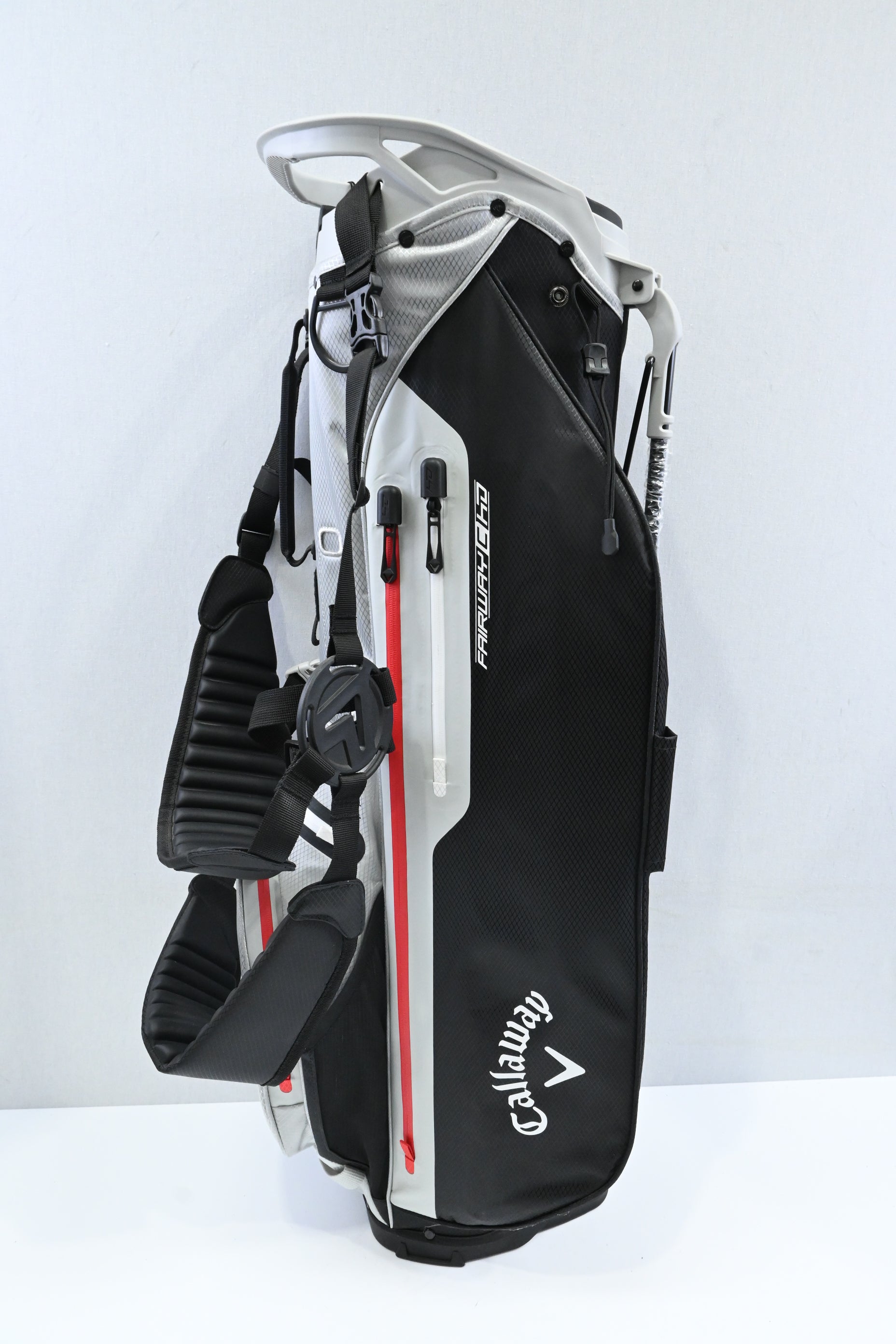 Callaway Fairway C HD Stand Bag / 4-Way / Black, Grey, Red