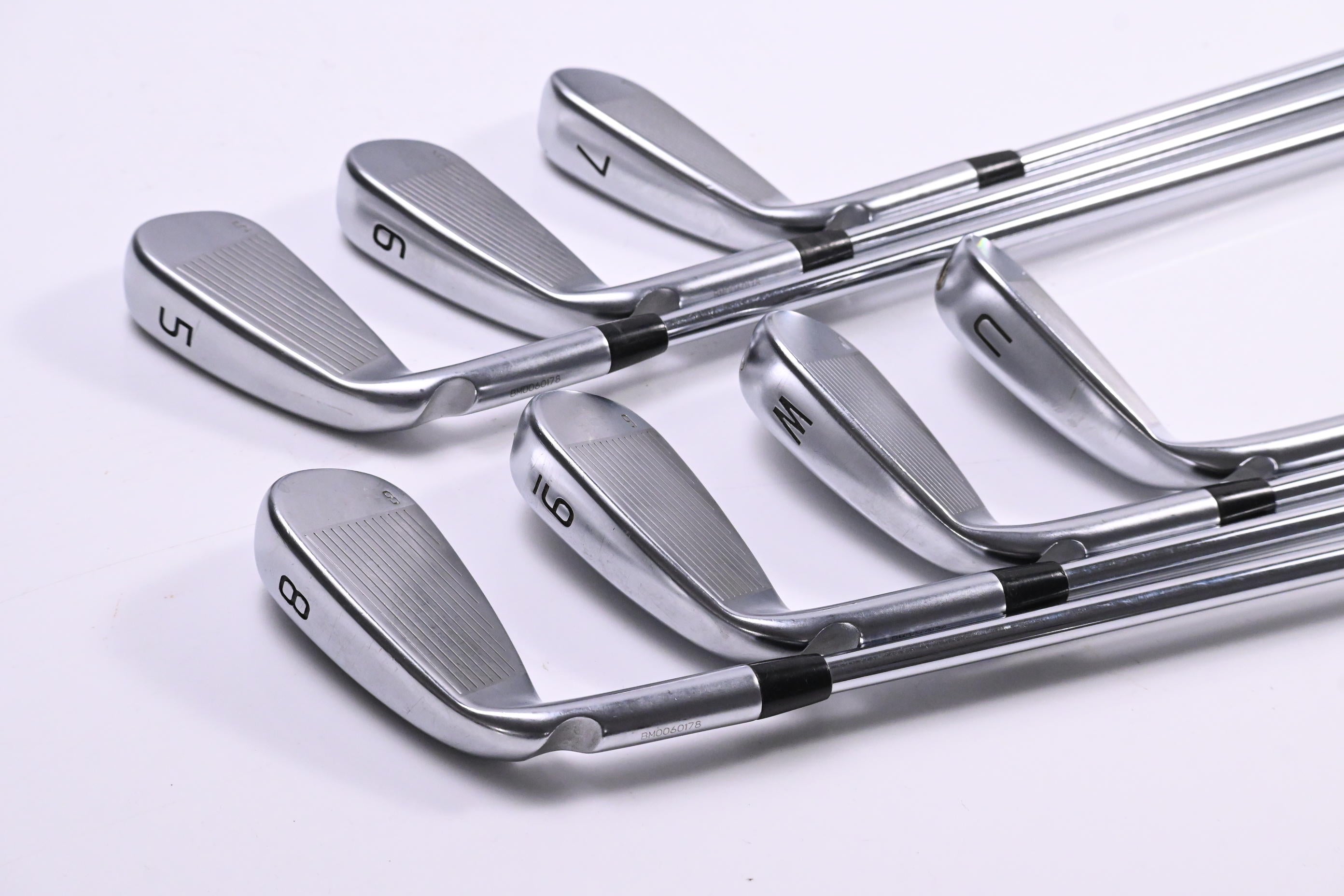 Ping G440 Irons / 5-PW+GW / Green Dot / Regular Flex Ping AWT 3.0 Shafts