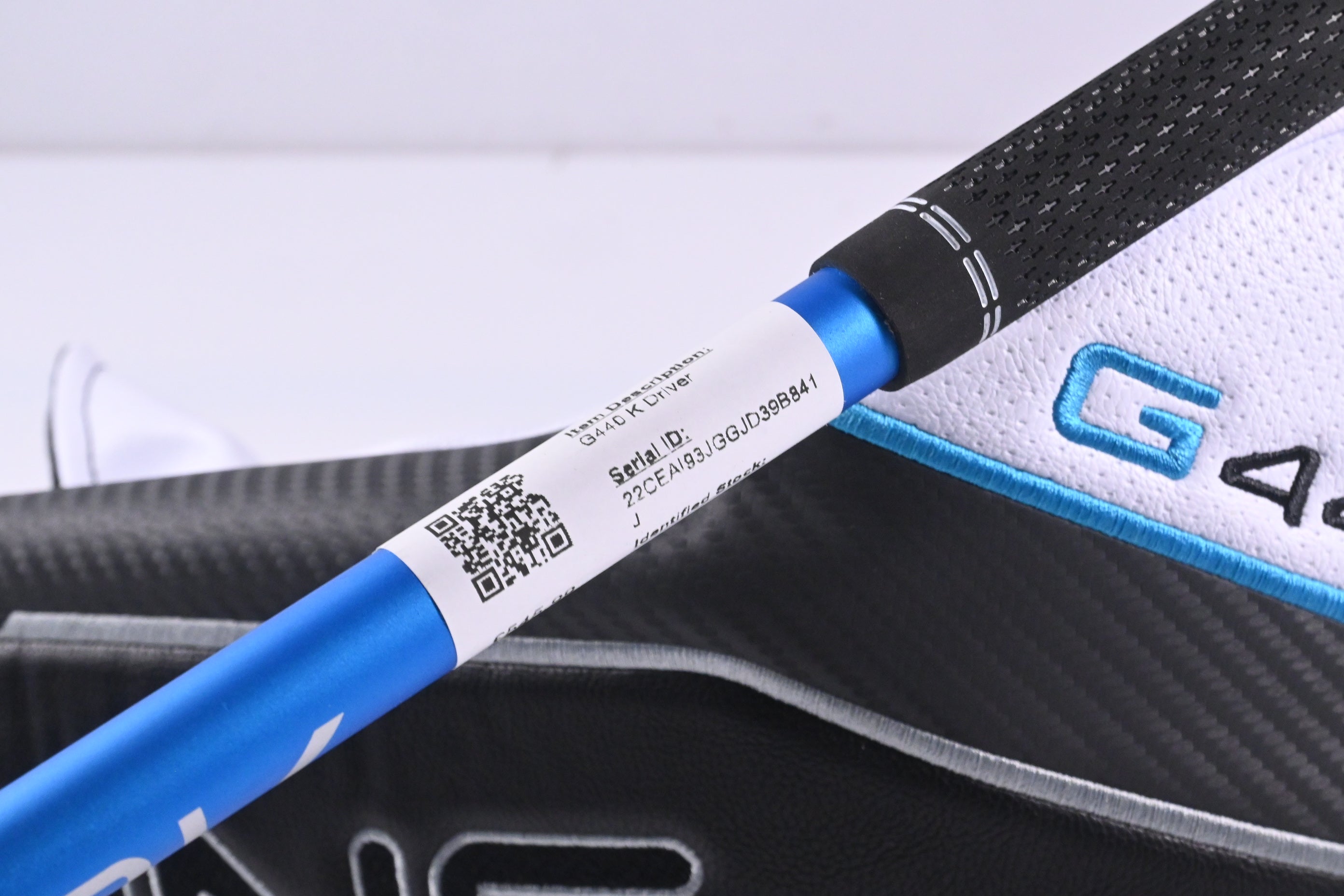 Ping G440 K Driver / 10.5 Degree / Stiff Flex Ping Alta CB Blue 50 Shaft