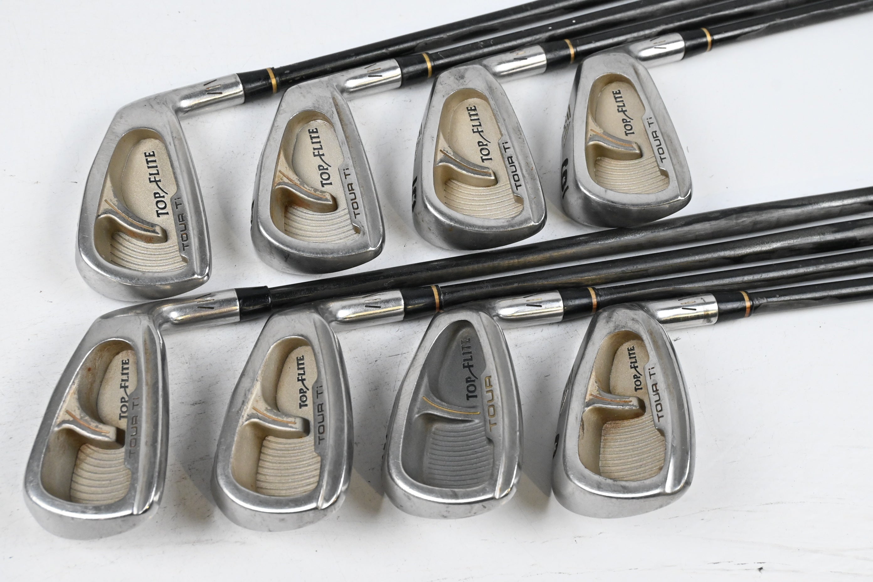 Top Flight Tour Irons / 3-PW / Regular Flex Top Flite Muscle Shafts