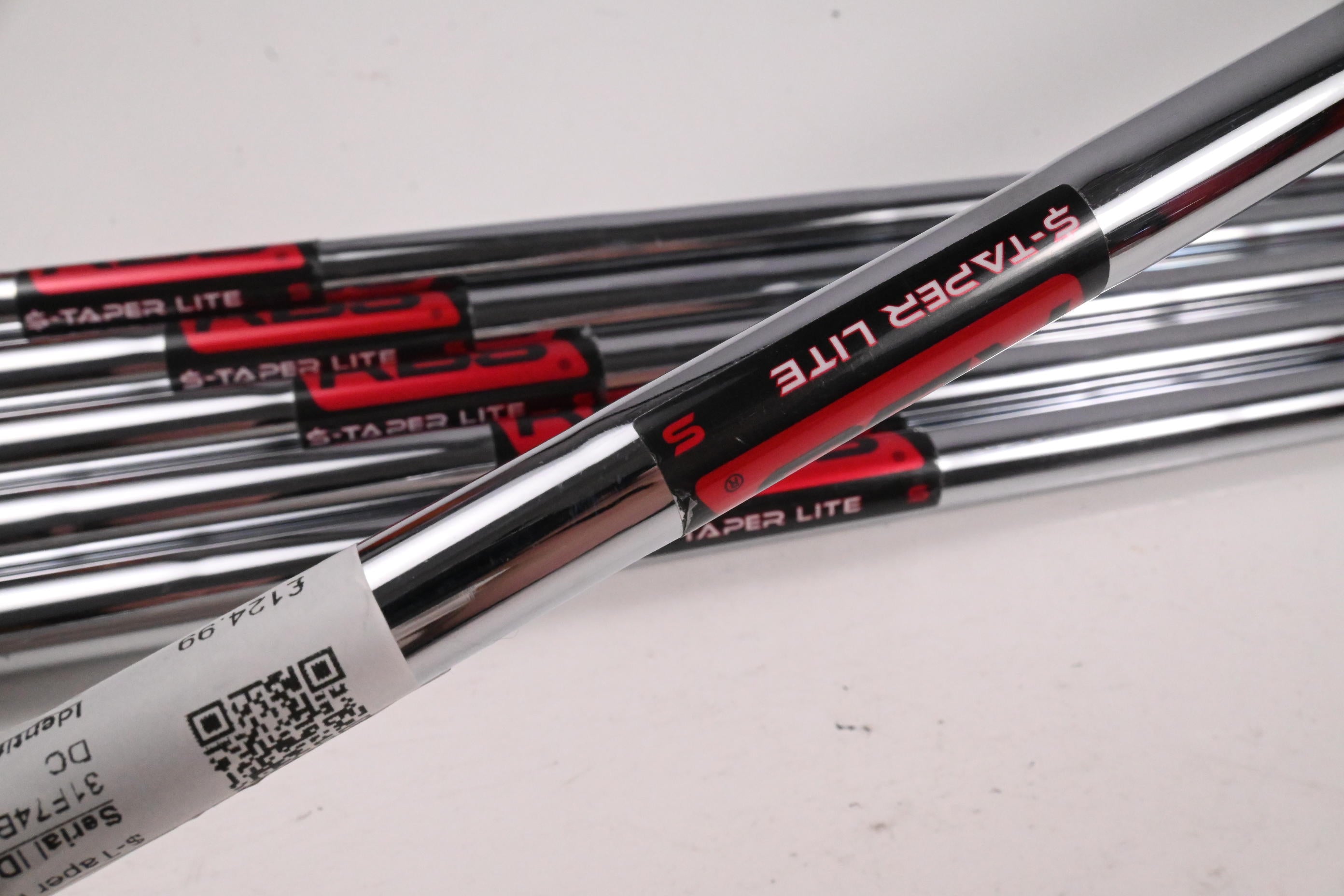 KBS $-Taper Lite Iron Shafts / Stiff Flex / Set of 6 / .355" Tip