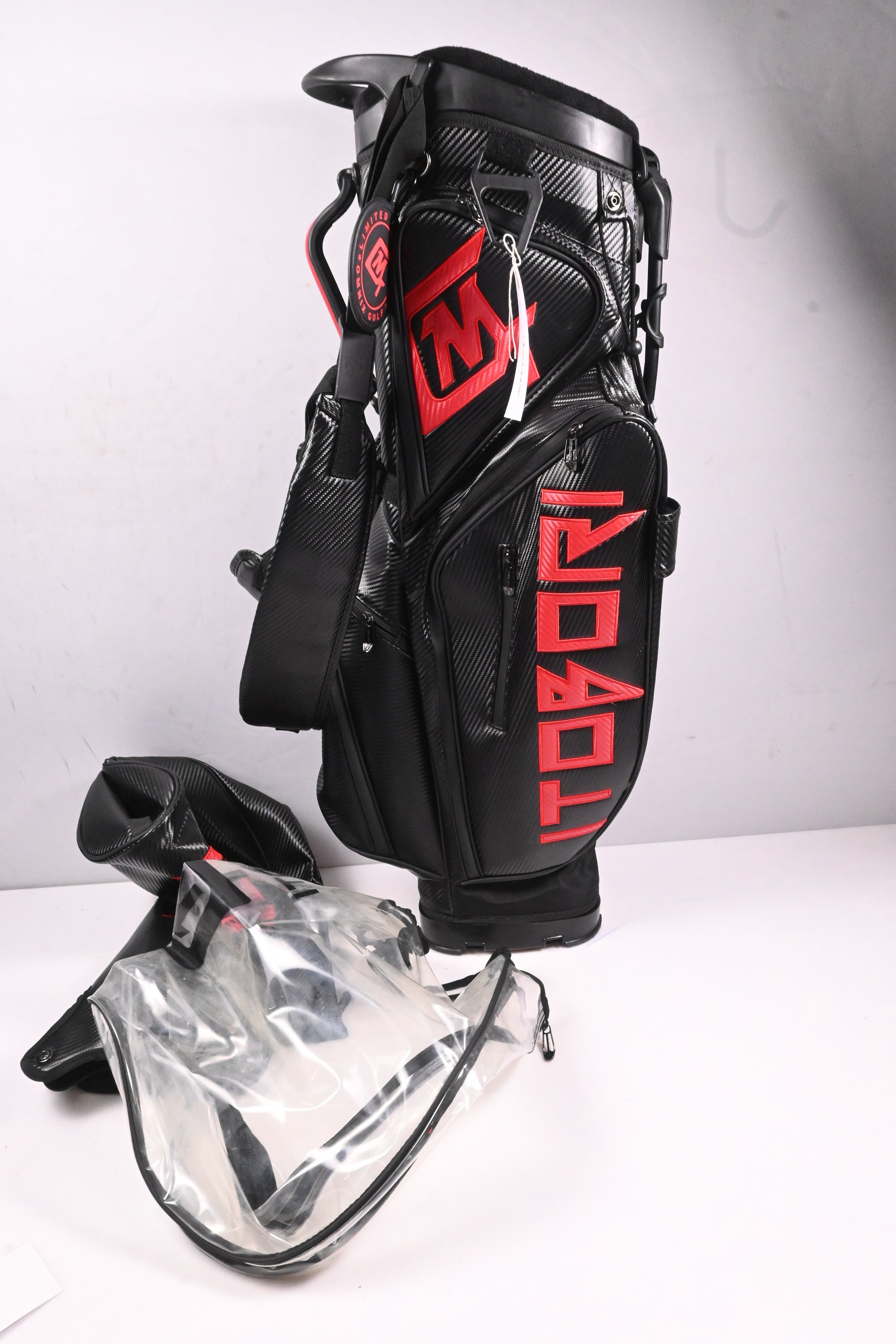 Itobori Stand Bag / 4-Way Divider / Black, Red