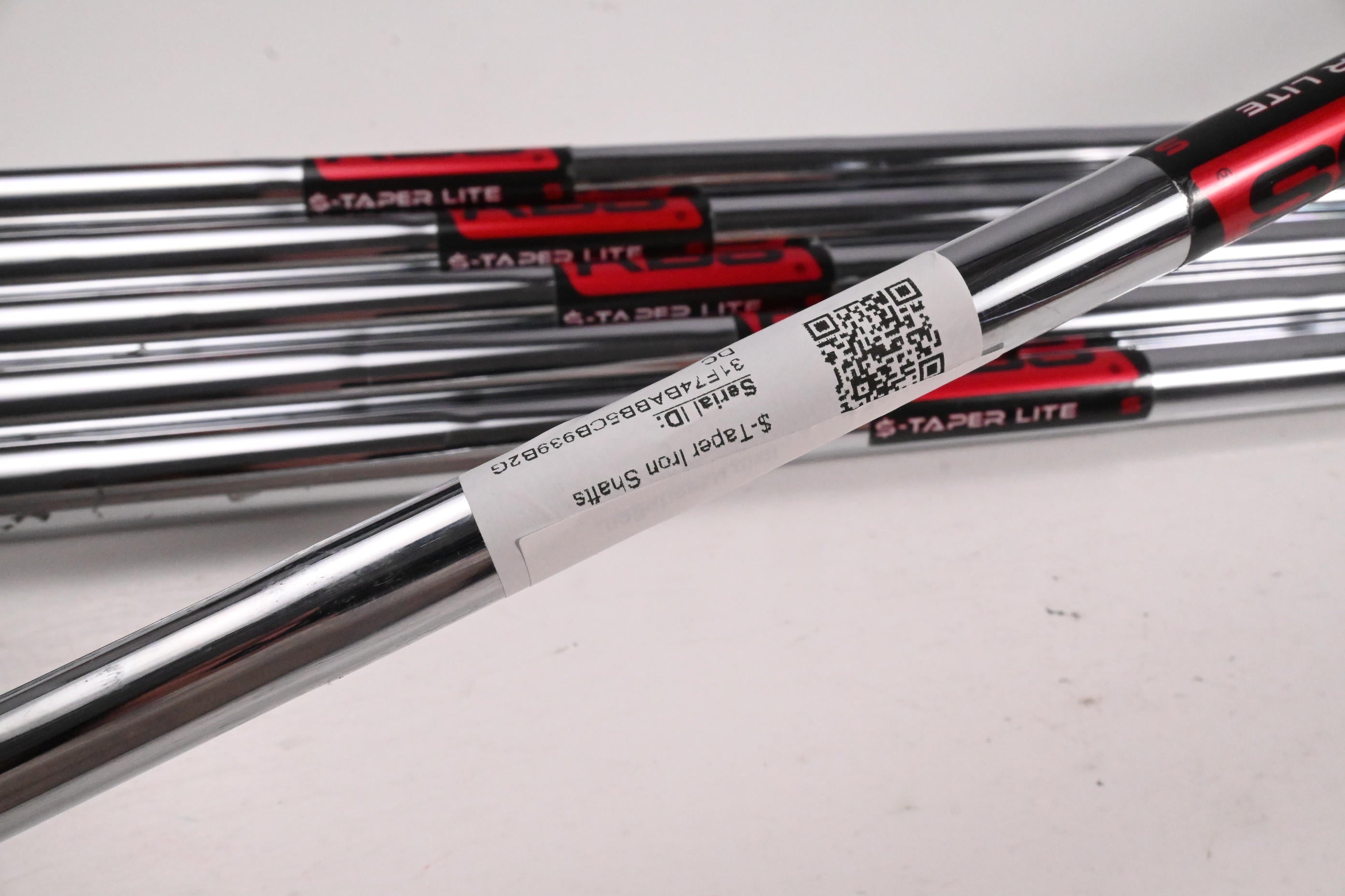 KBS $-Taper Lite Iron Shafts / Stiff Flex / Set of 6 / .355" Tip